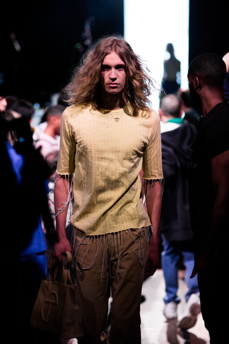 MFW19 NewYork Telfar EvaAlDesnudo MFW19 NewYork Teflar EvaAlDesnudo 12 fall winter 2019 nyfw runway