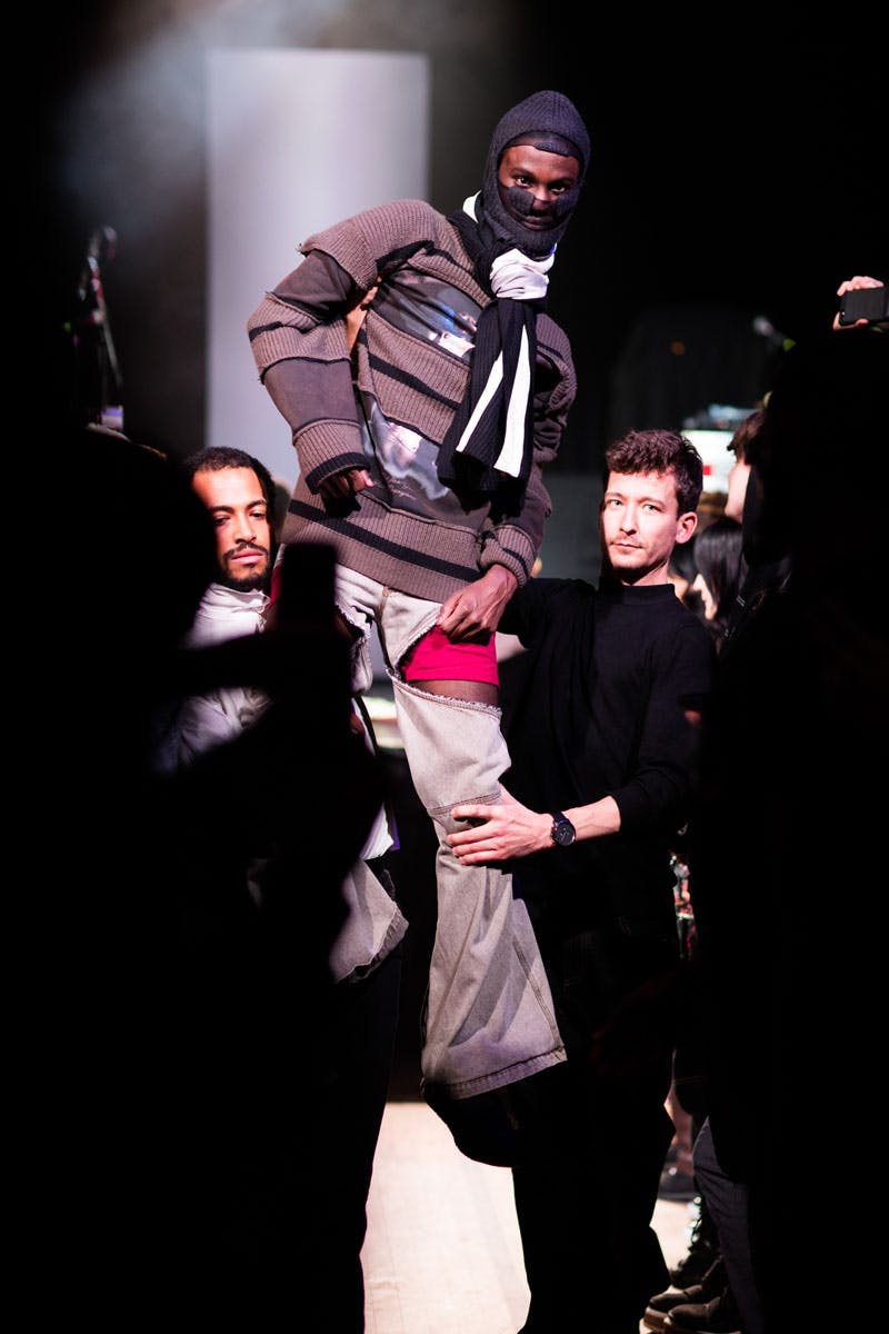 MFW19 NewYork Telfar EvaAlDesnudo MFW19 NewYork Teflar EvaAlDesnudo 17 fall winter 2019 nyfw runway