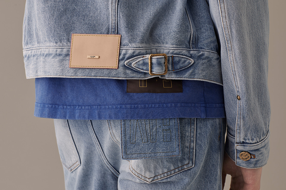 Louis Vuitton Blue Staples Edition DNA Denim Jacket