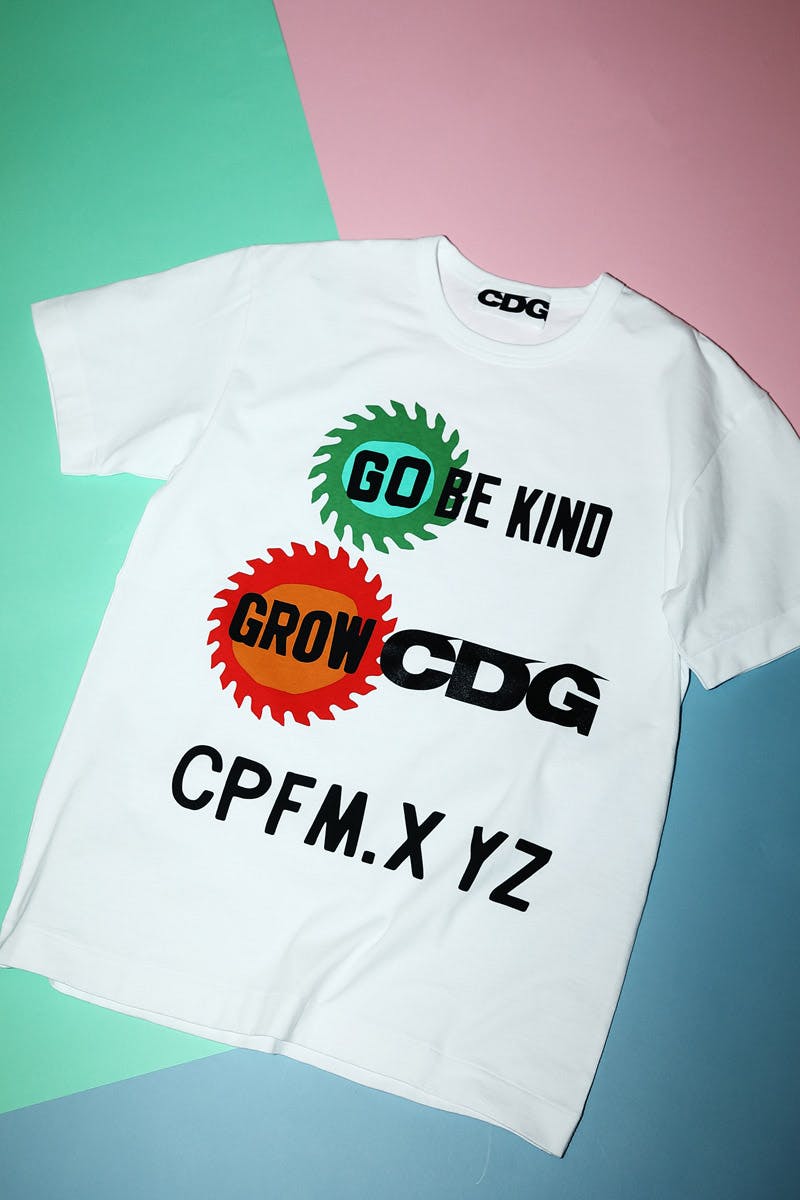 Image of new T-shirt from COMME des GARÇONS and Cactus Plant Flea Market