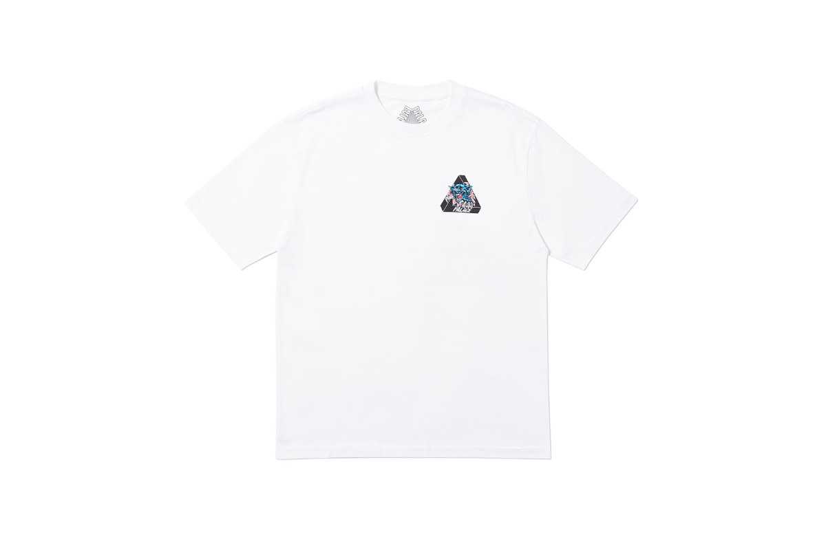 Palace 2019 Autumn T Shirt Ripped white front