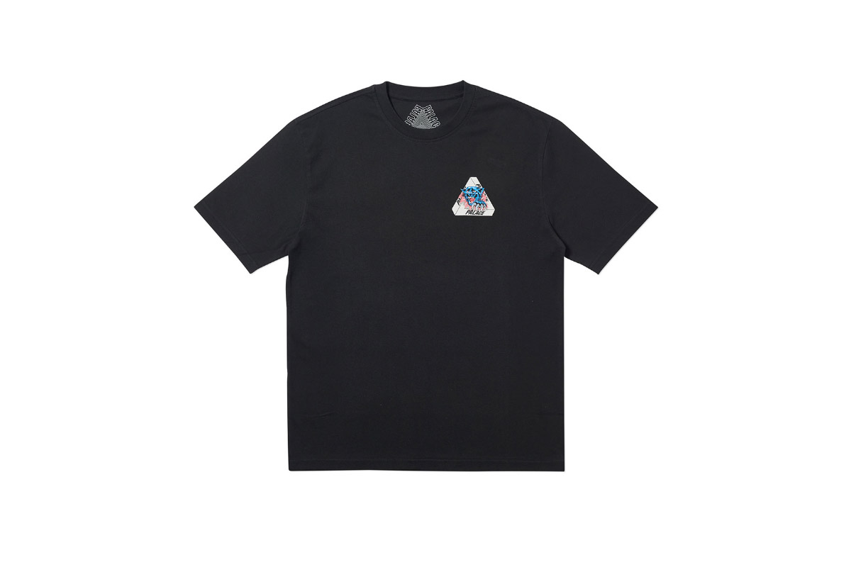 Palace 2019 Autumn T Shirt Ripped black front