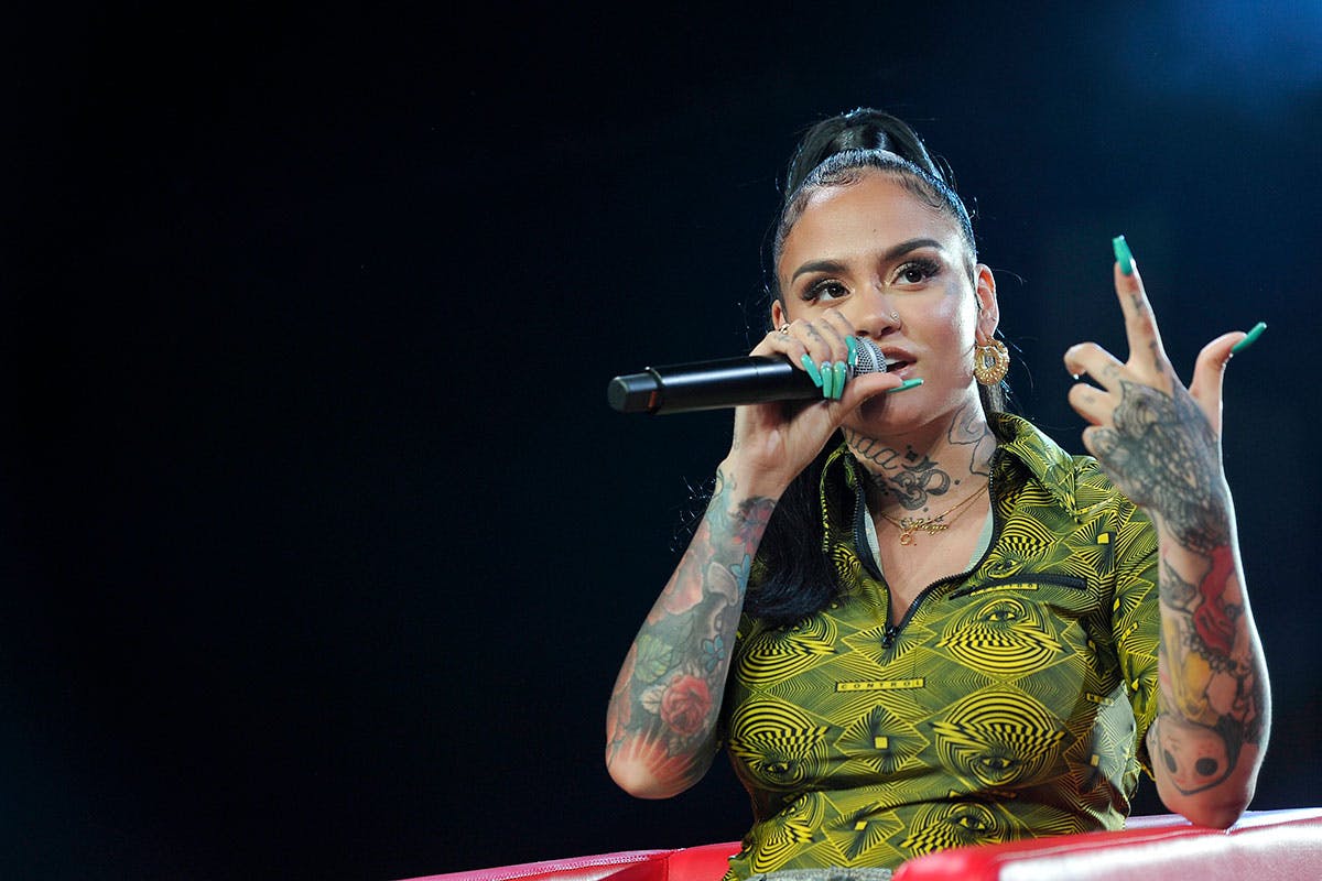 Kehlani speaks onstage Beautycon Festival Los Angeles 2019