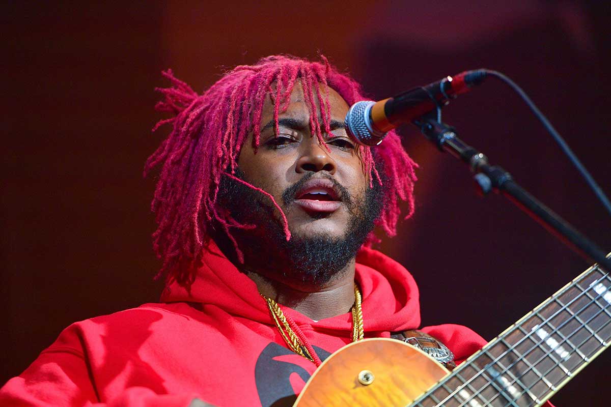 Thundercat performing on stage