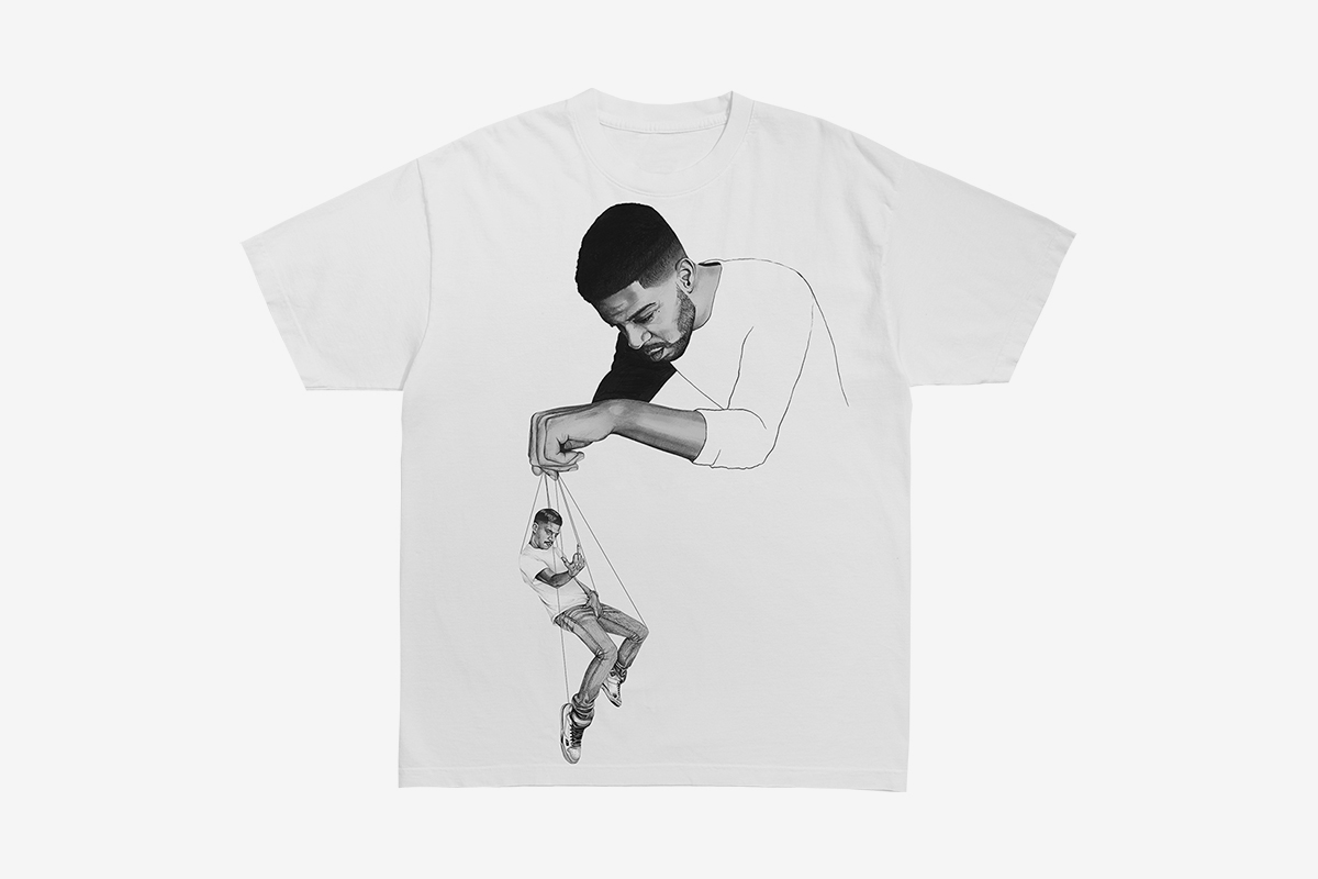 Kid Cudi Virgil Abloh "Pulling Strings" T-Shirt