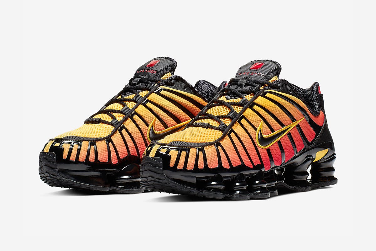 nike shox tl red gradient release date price