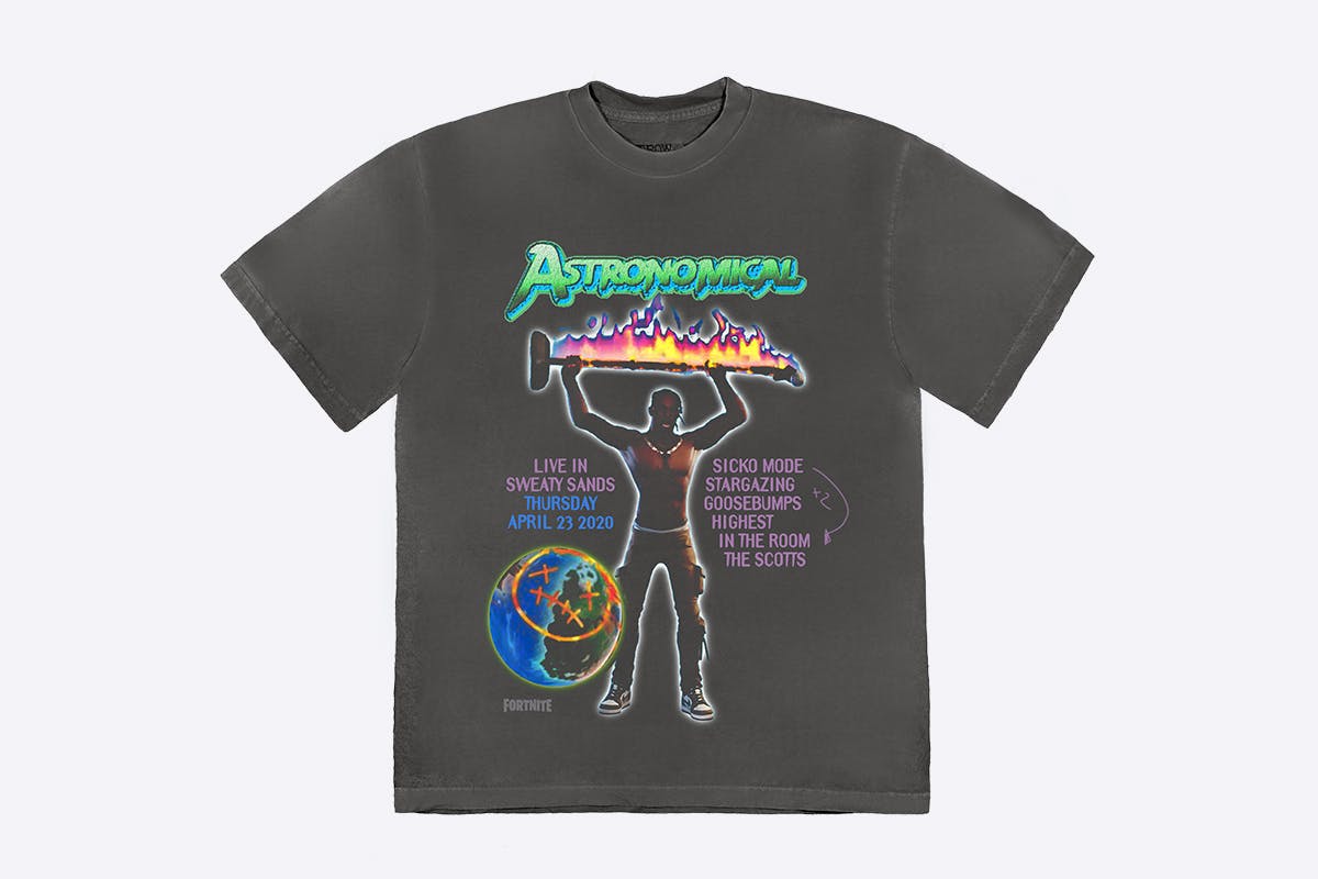 Travis Scott Fortnite merch
