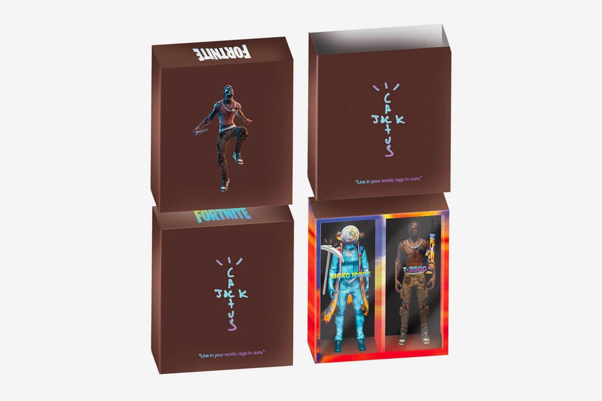 Cactus Jack X Fortnite Travis Scott Action Figure New SEALED
