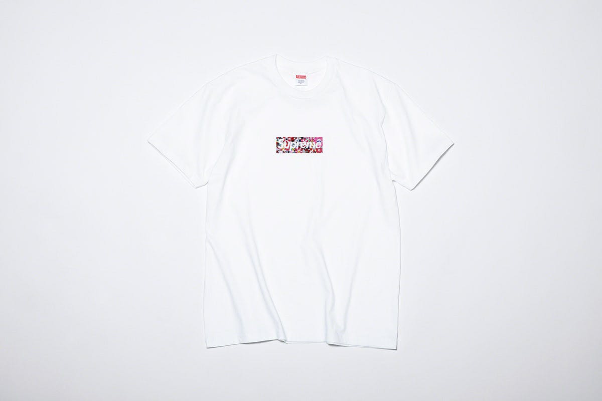 Supreme x Takashi Murakami Box Logo Tee Raised Over $1 Million