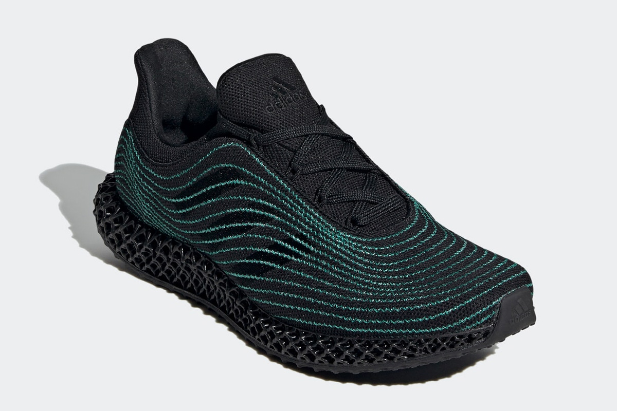Parley x adidas Ultraboost with 4D cushioning technology
