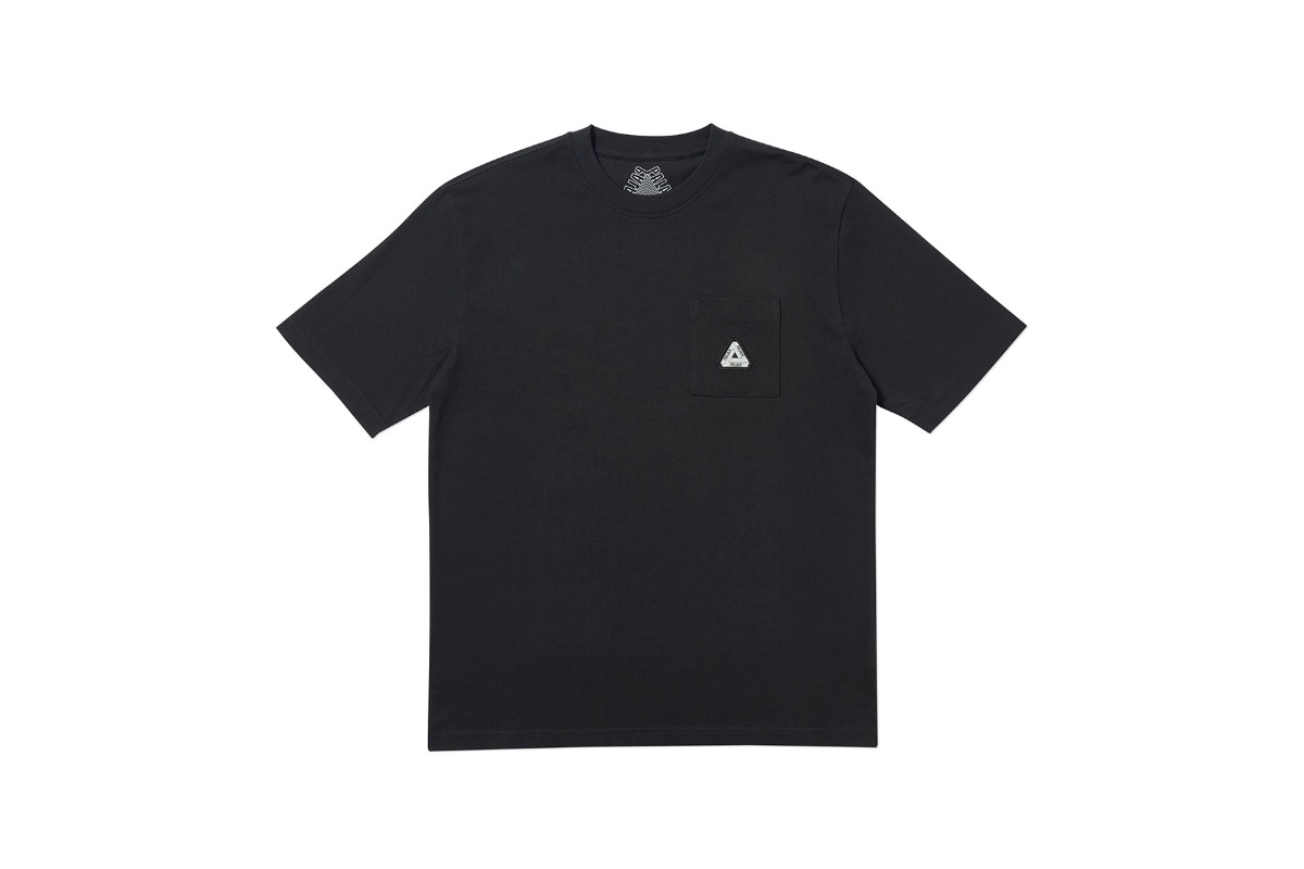Palace 2019 Autumn T Shirt Pocket T black