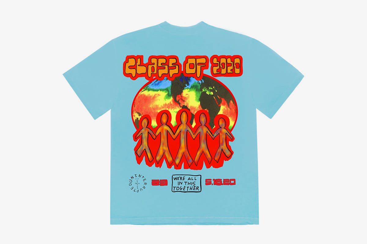 Travis Scott LeBron James graduation 2020 t-shirt