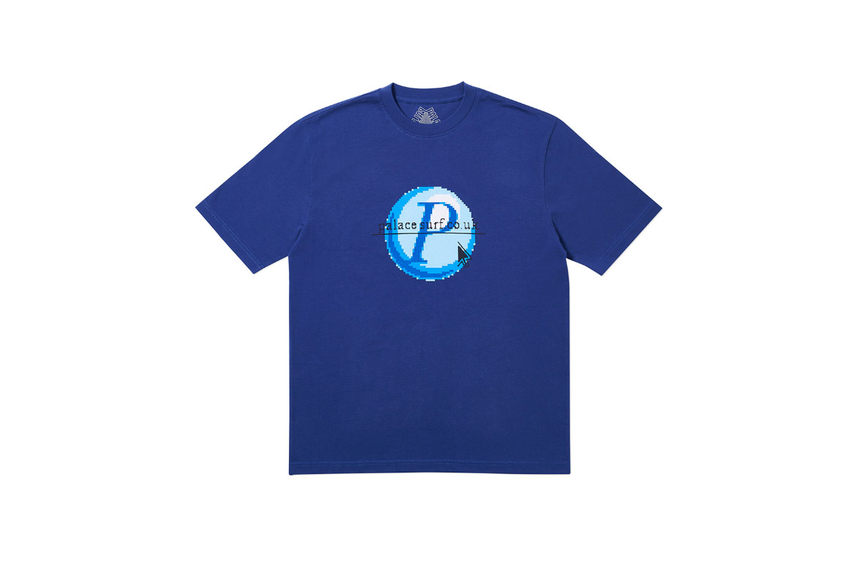 Palace 2019 Autumn T Shirt Log On blue