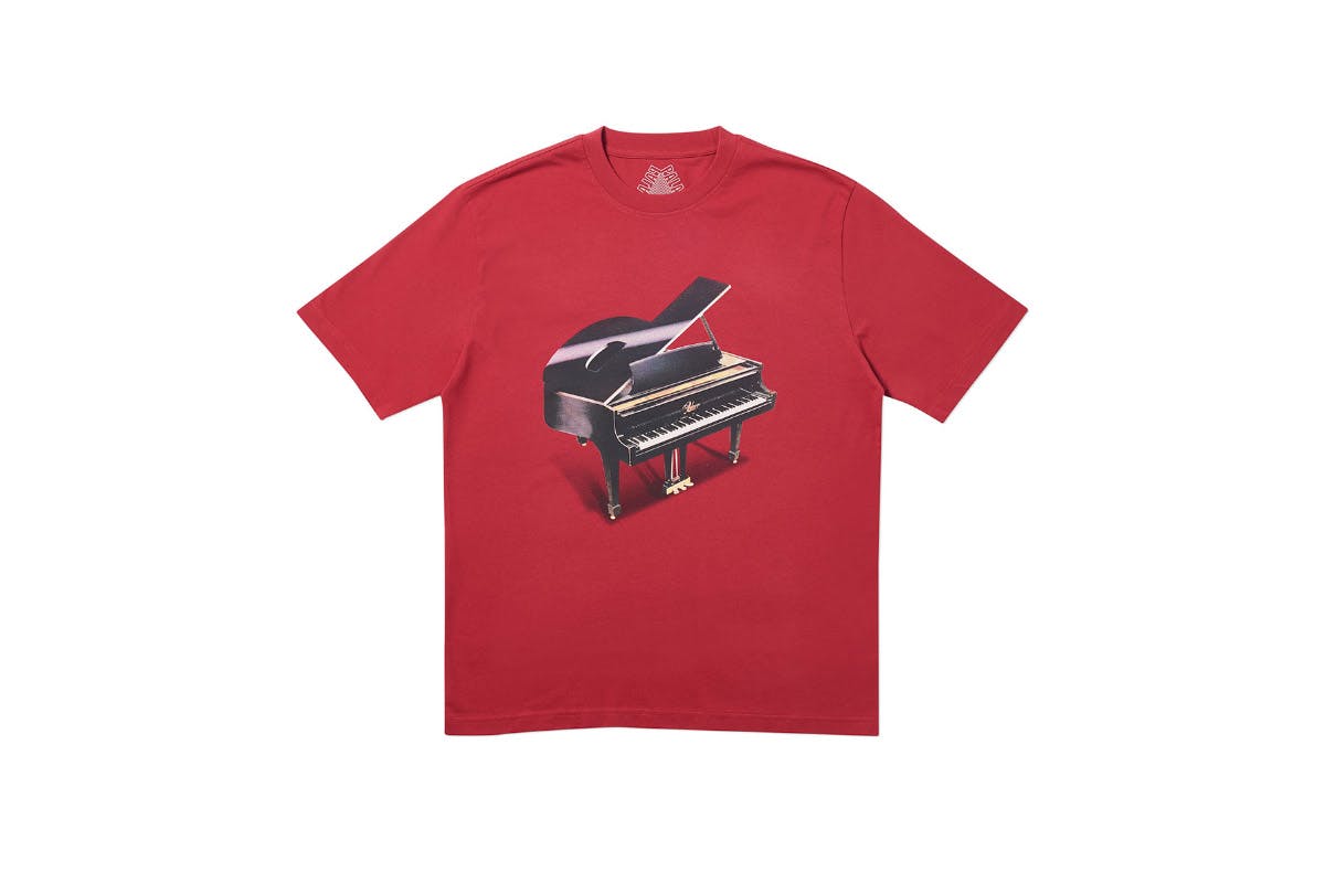Palace 2019 Autumn T Shirt Grand dark red