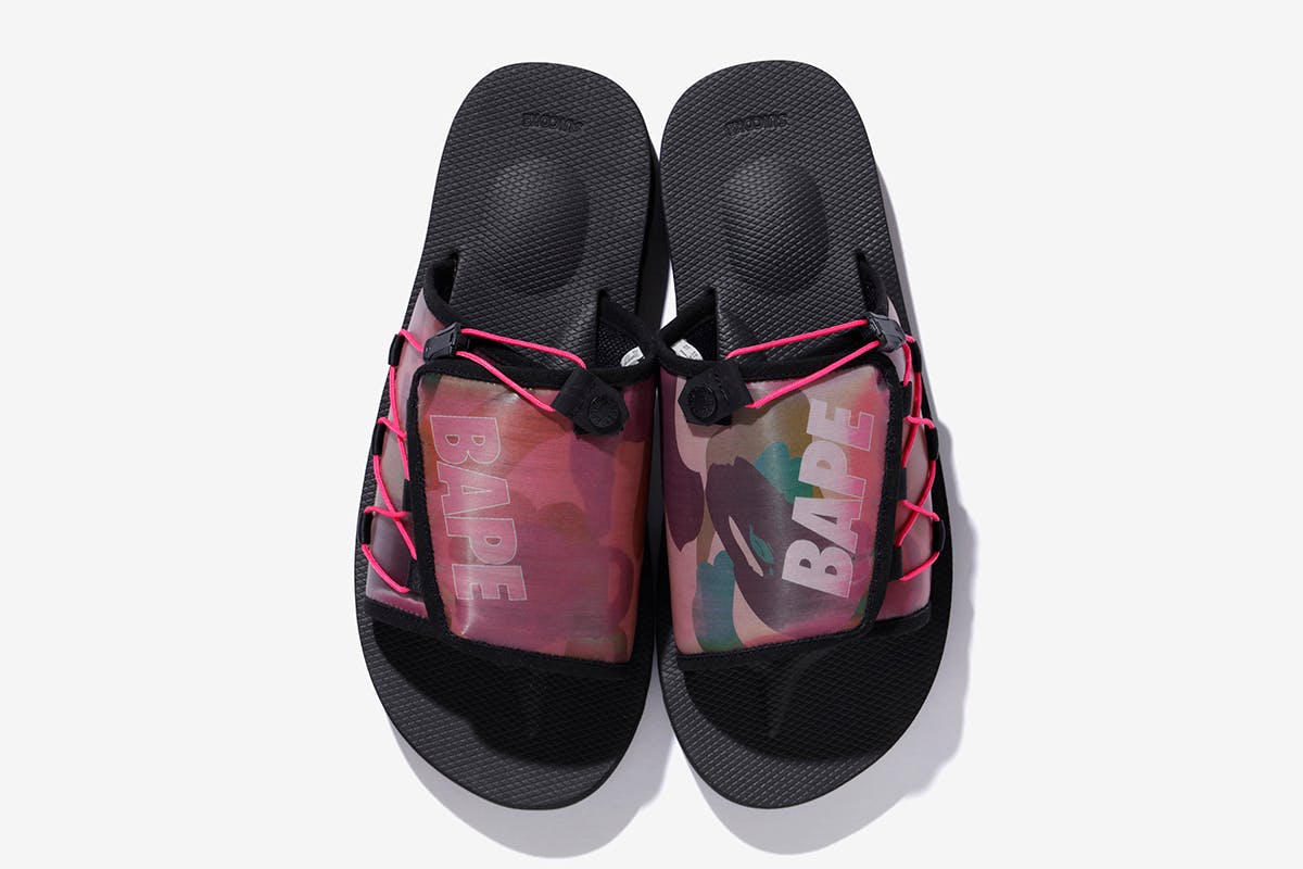 BAPE x Suicoke ss20 sandals