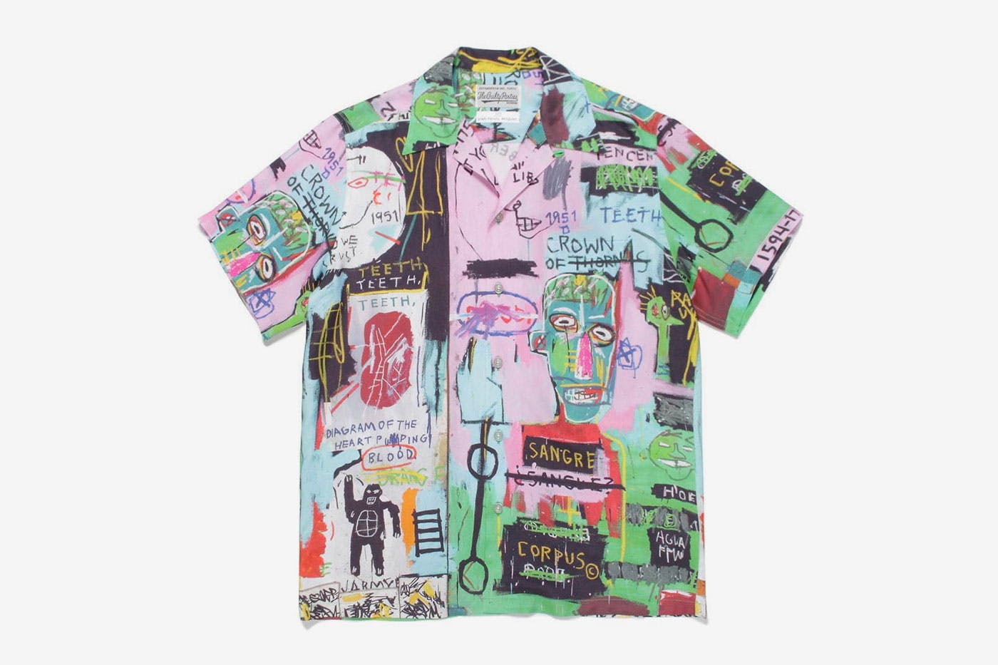 Wacko Maria's Hawaiian Shirts Are Dripping in Basquiat's Artwork