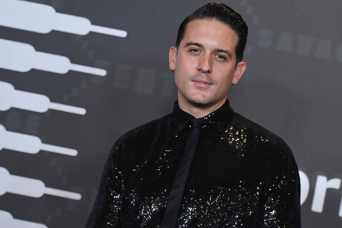 G-Eazy arrives for the Savage X Fenty Show