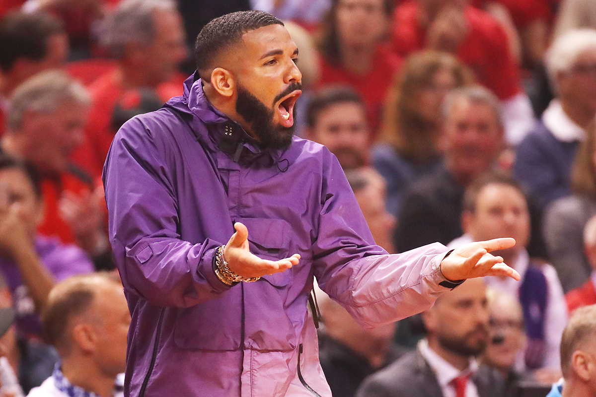 Drake purple jacket