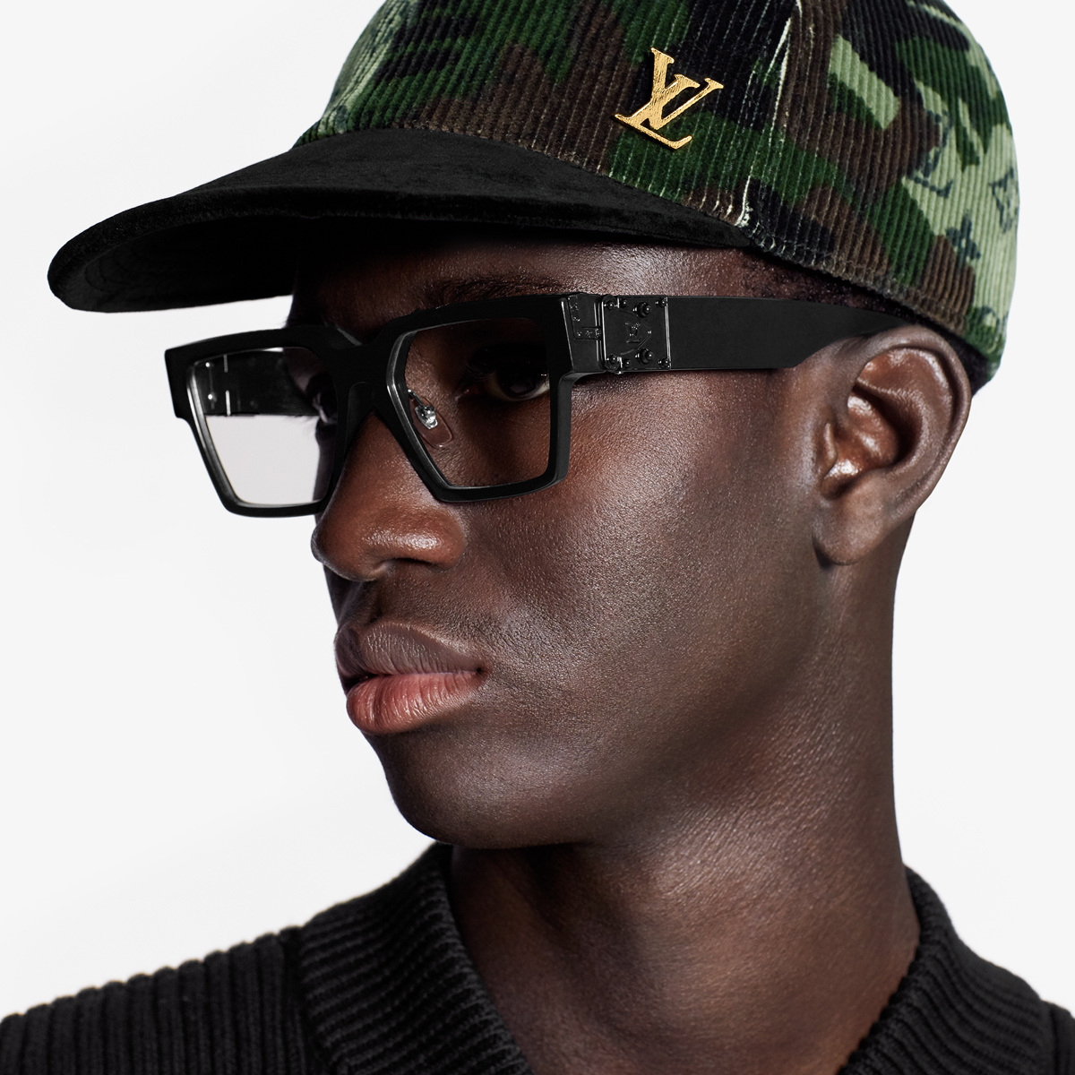 Louis Vuitton Men's Supreme Camouflage Cap