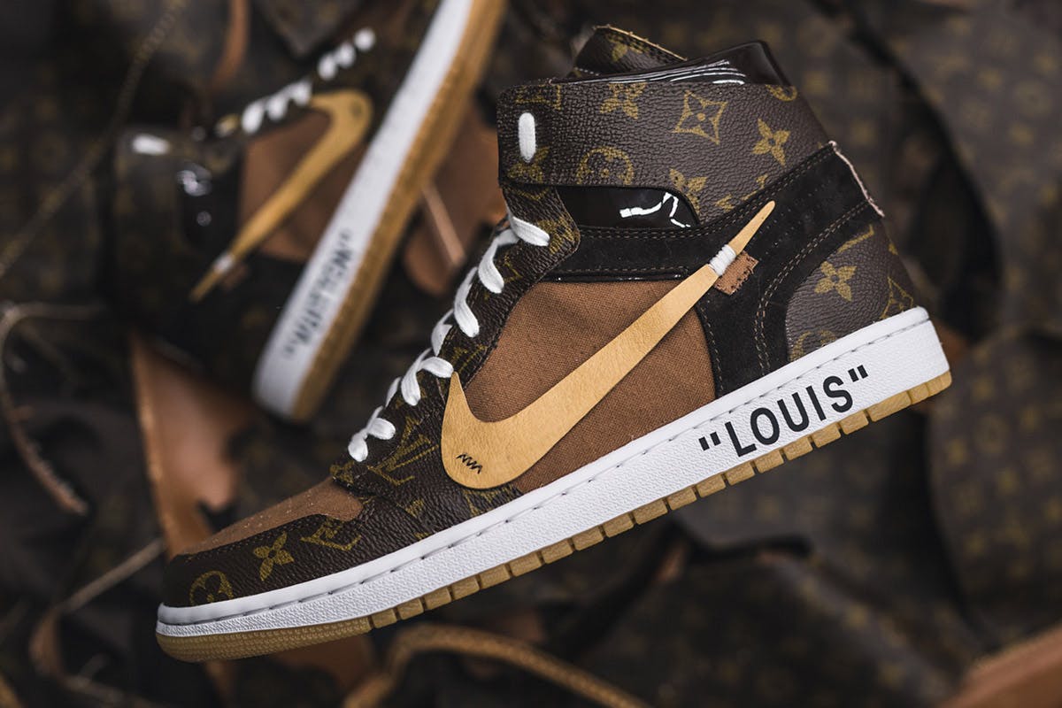 Aj1 louis vuitton discount