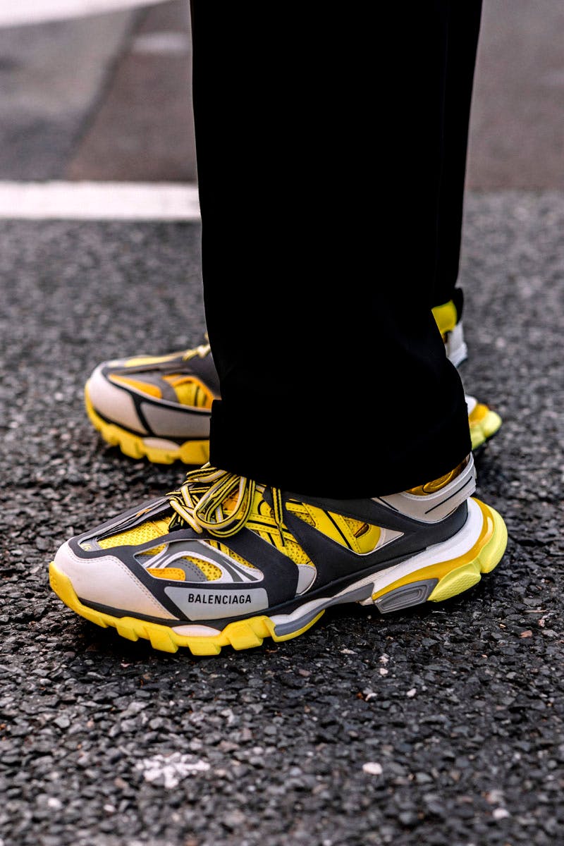 london fashion week ss19 sneaker street style roundup