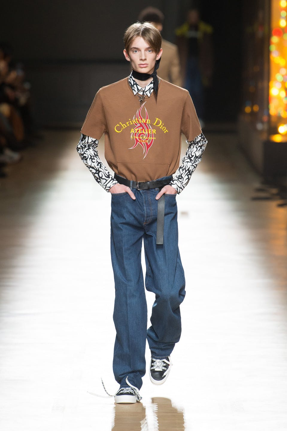 DIOR HOMME WINTER 18 19 BY PATRICE STABLE look31 Fall/WInter 2018 runway