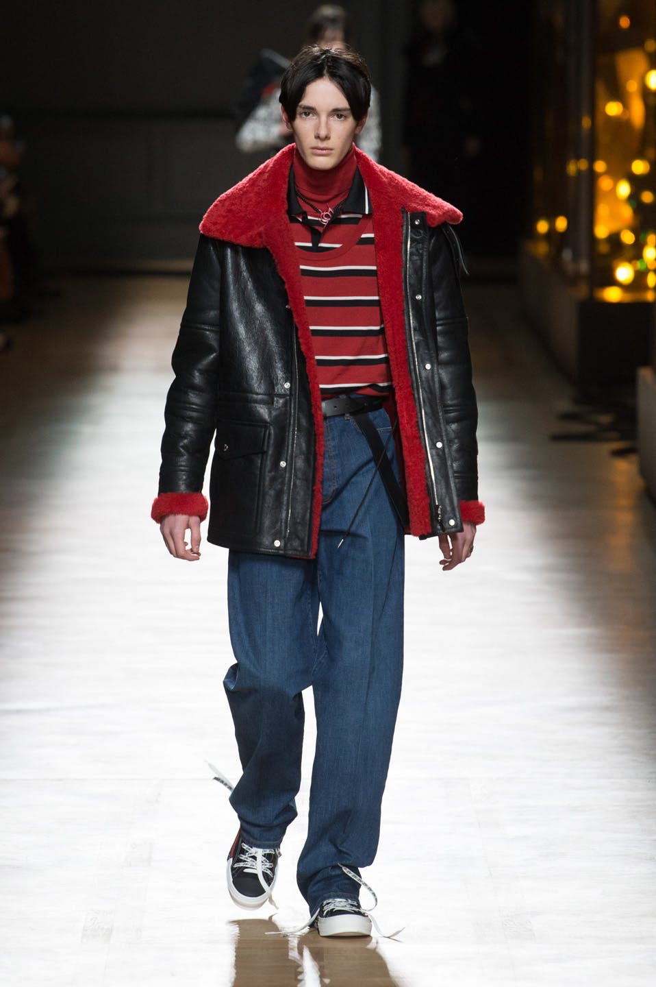 DIOR HOMME WINTER 18 19 BY PATRICE STABLE look19 Fall/WInter 2018 runway