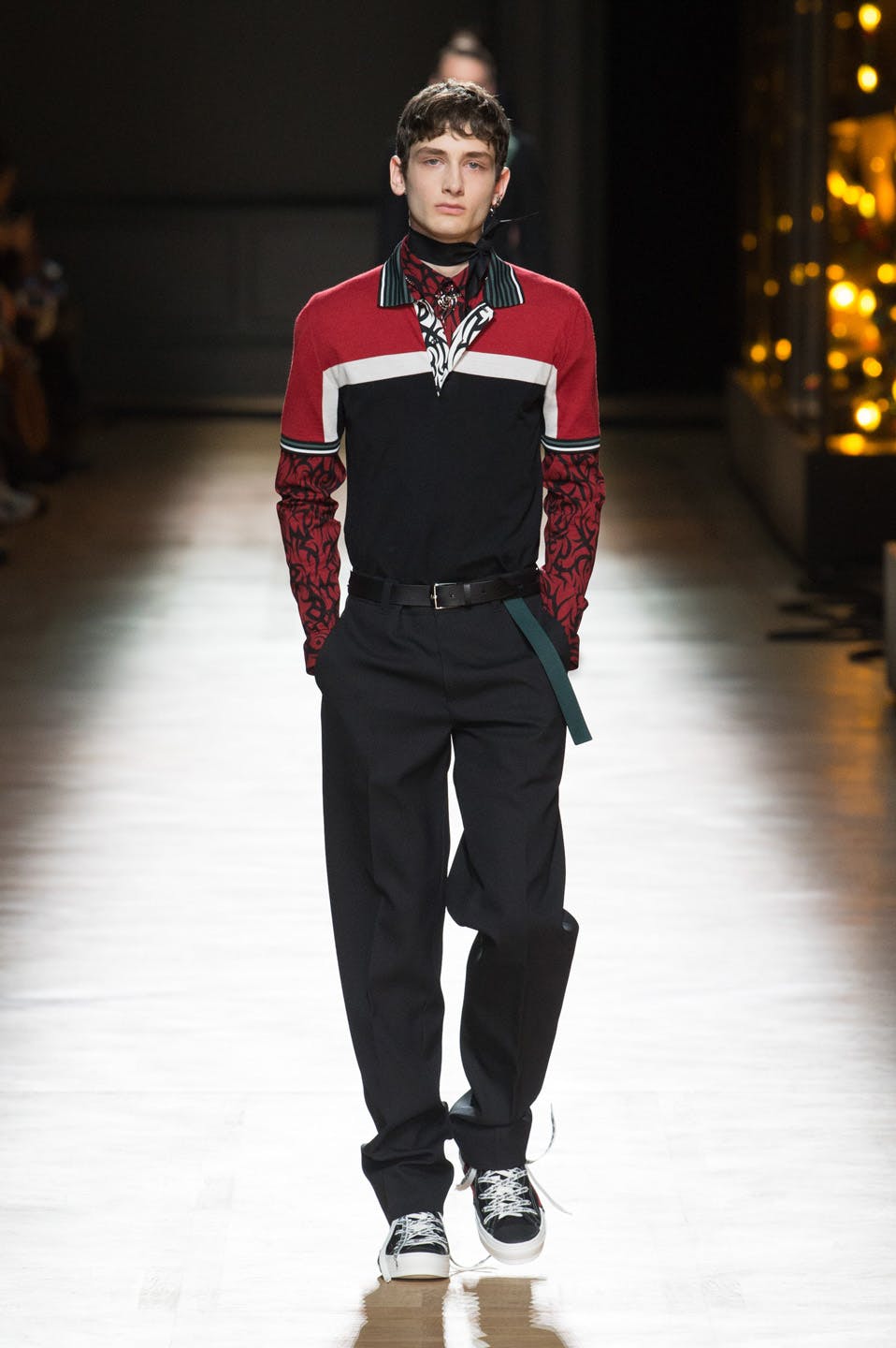 DIOR HOMME WINTER 18 19 BY PATRICE STABLE look13 Fall/WInter 2018 runway