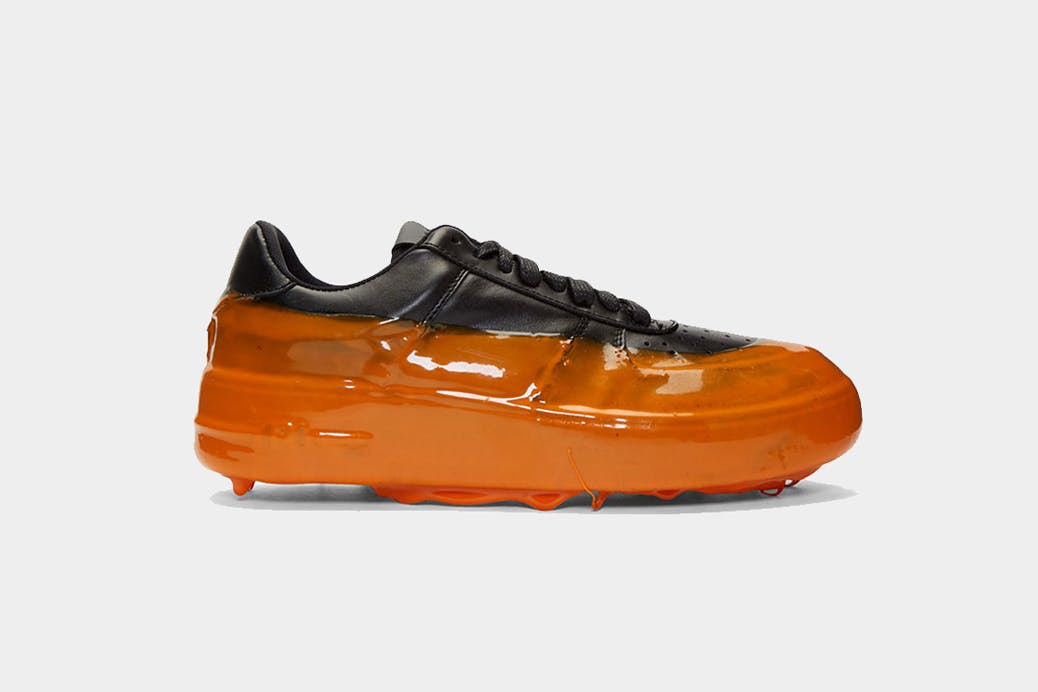 424 drip sneaker orange orange Eckhaus Latta Heron Preston Stone Island