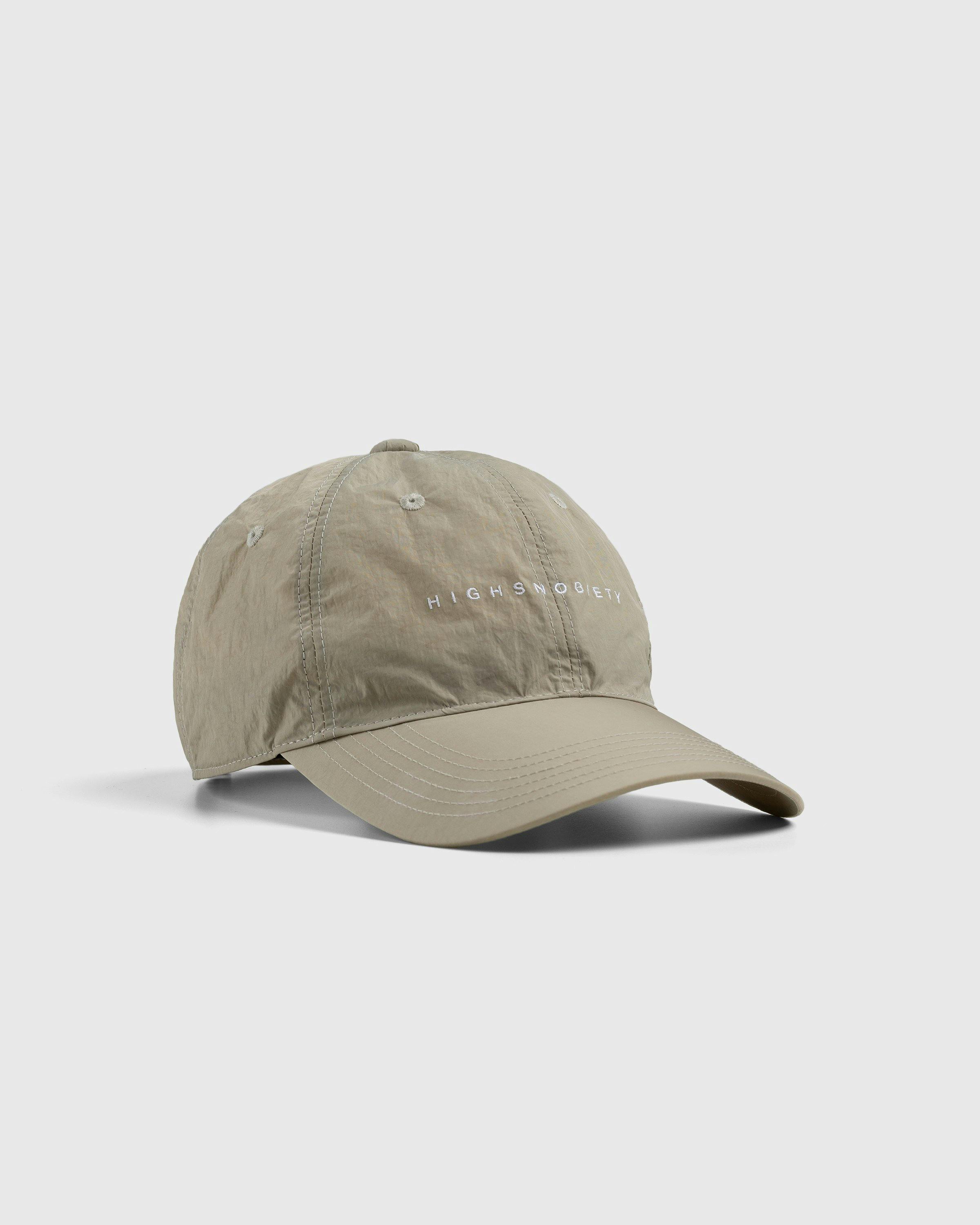 Highsnobiety - Nylon Ball Cap Beige - Accessories - Beige - Image 1