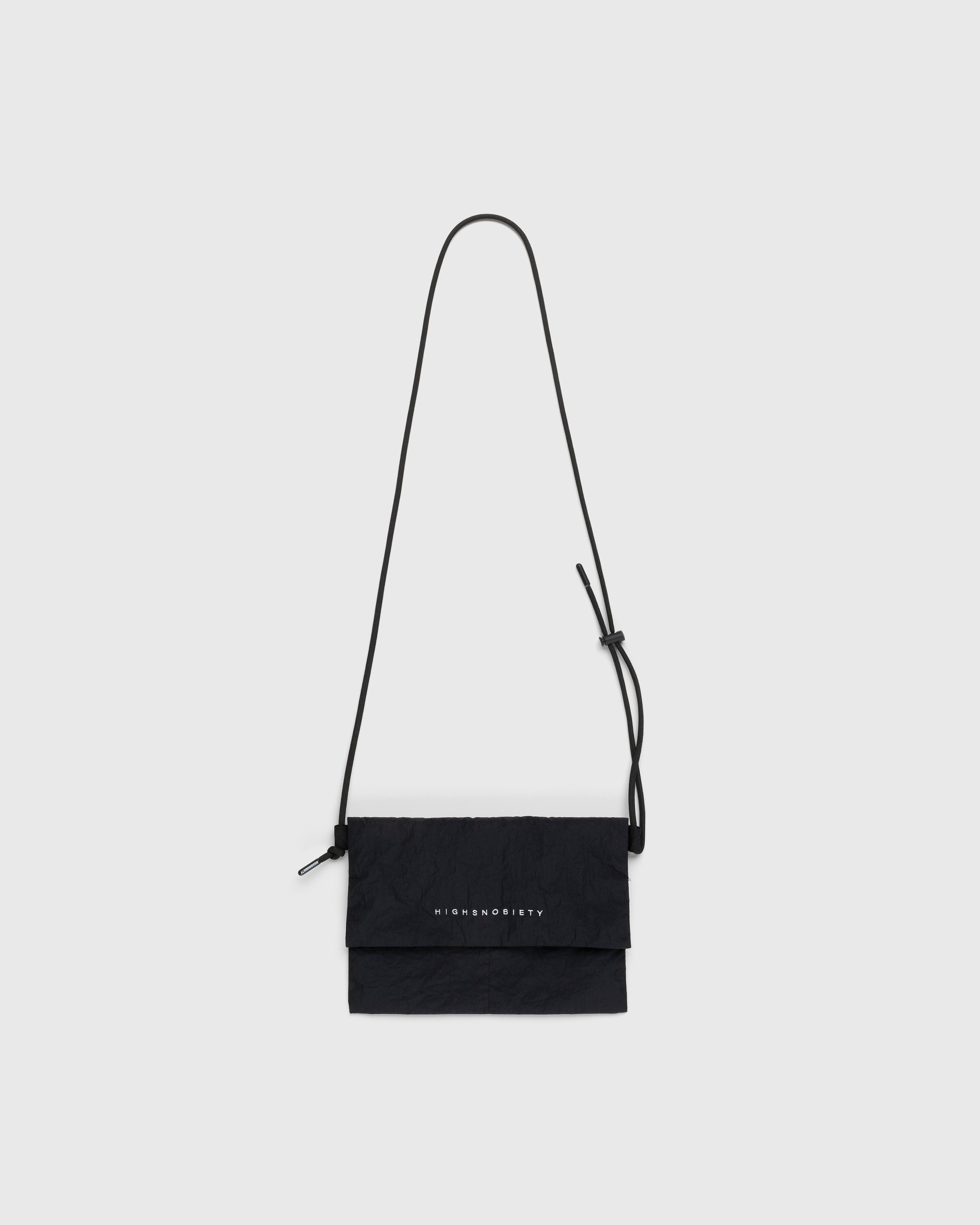 Highsnobiety - Nylon Side Bag Black - Accessories - Black - Image 1