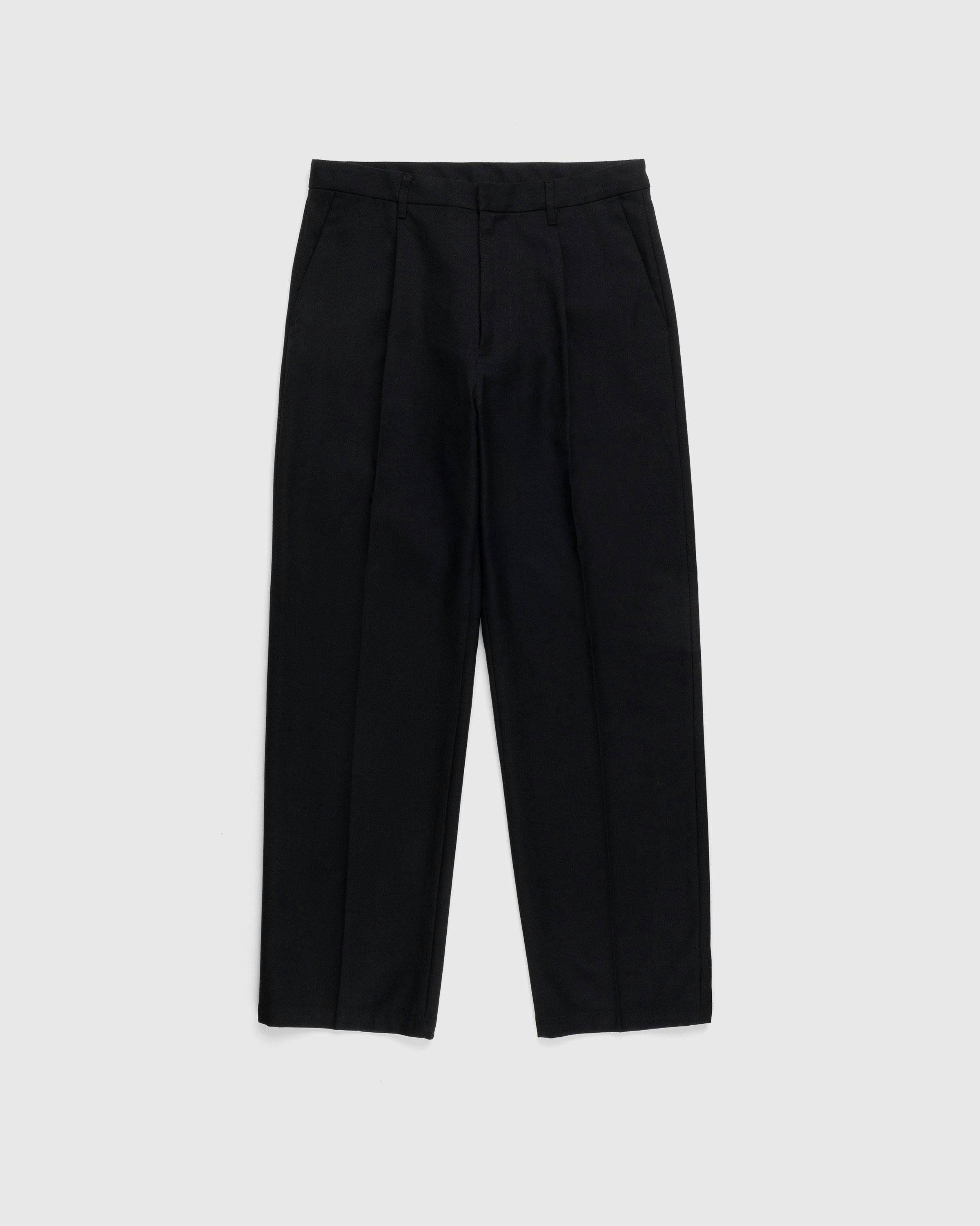 Highsnobiety - Heavy Wool Dress Pants Black - Clothing - Black - Image 1