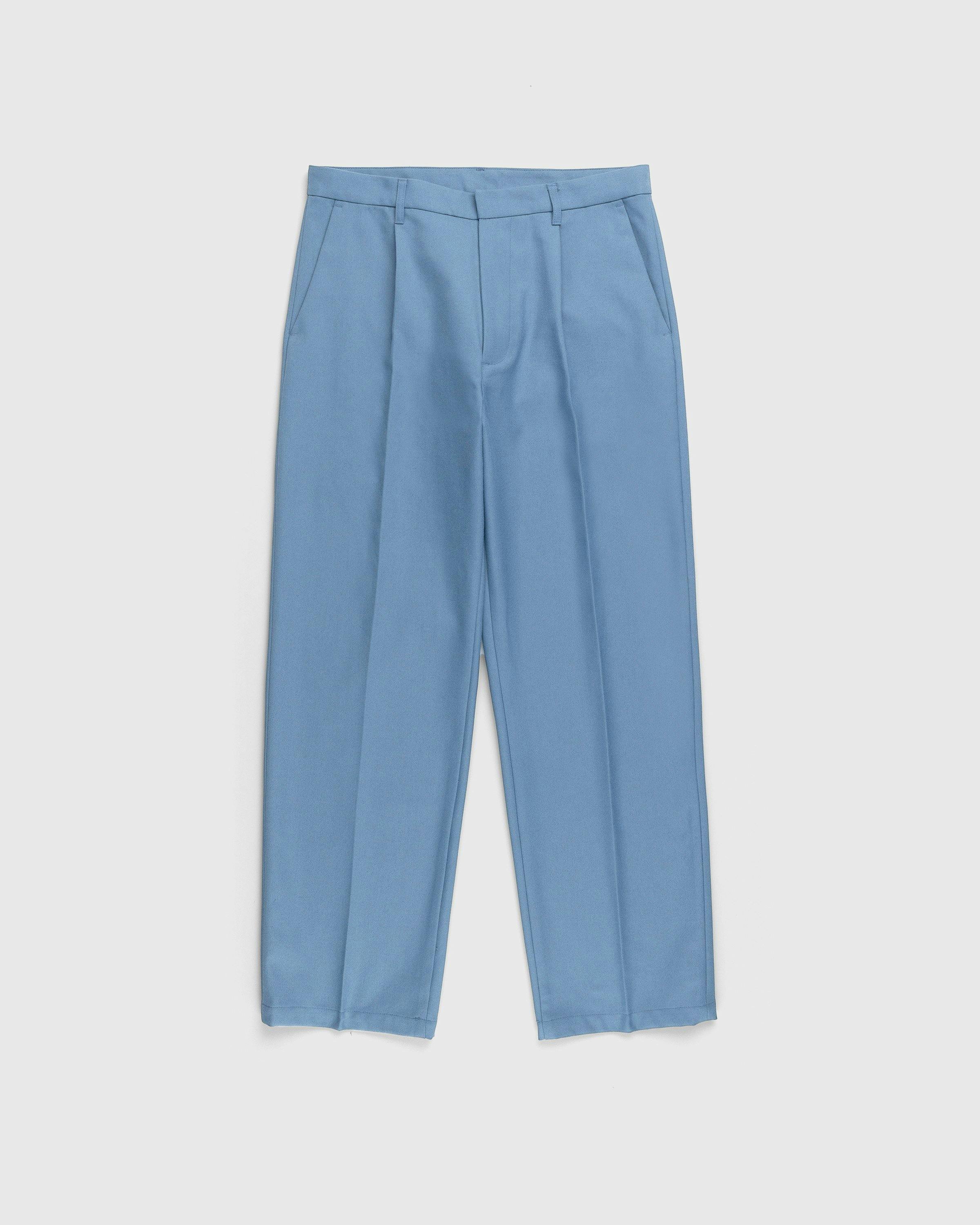 Highsnobiety - Heavy Wool Dress Pants Light Blue - Clothing - Blue - Image 1