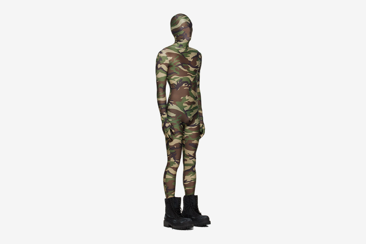 vetements camouflage jumpsuit