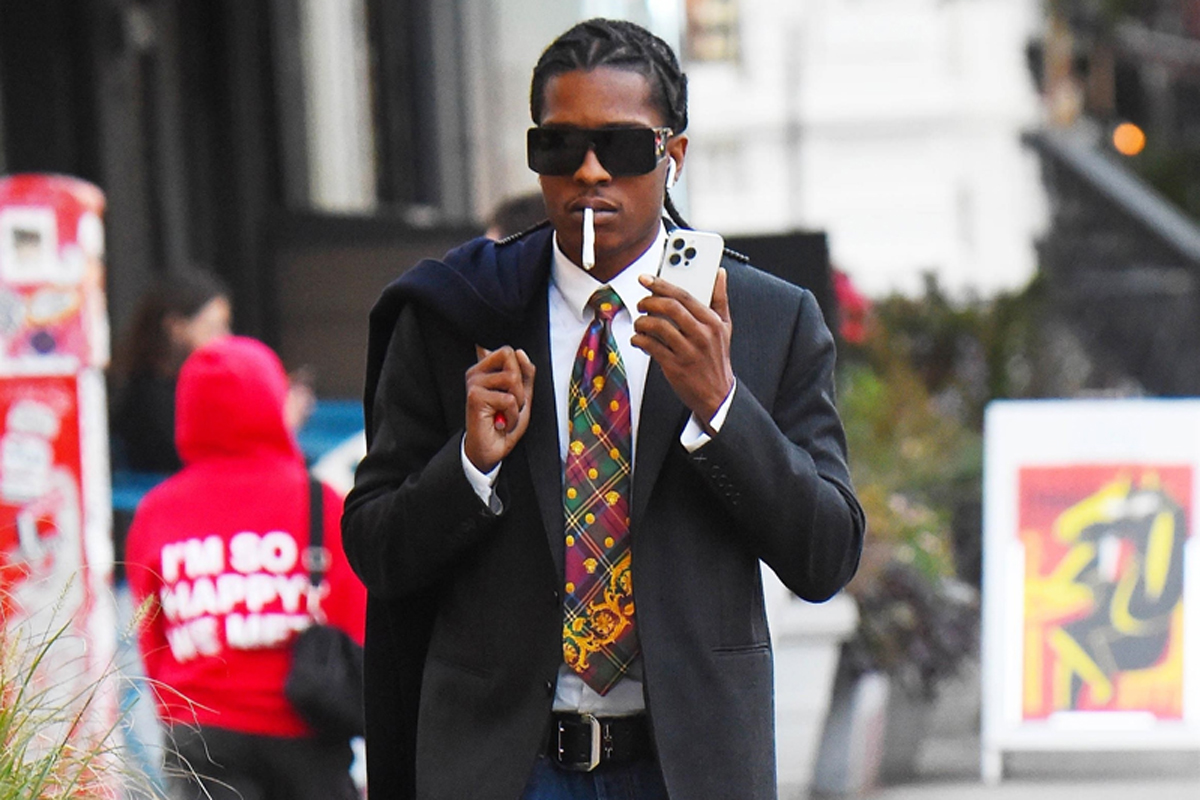 A$AP Rocky Dons Western Tuxedo During Latest NYC Outing