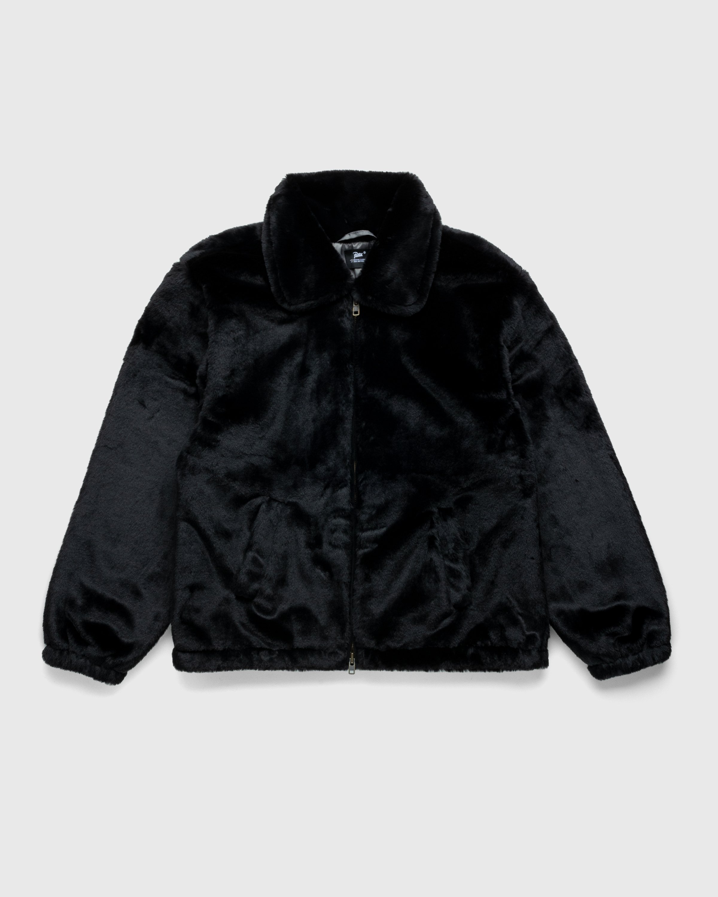 Patta - Faux Fur Coach Jacket Black - Clothing - Black - Image 1