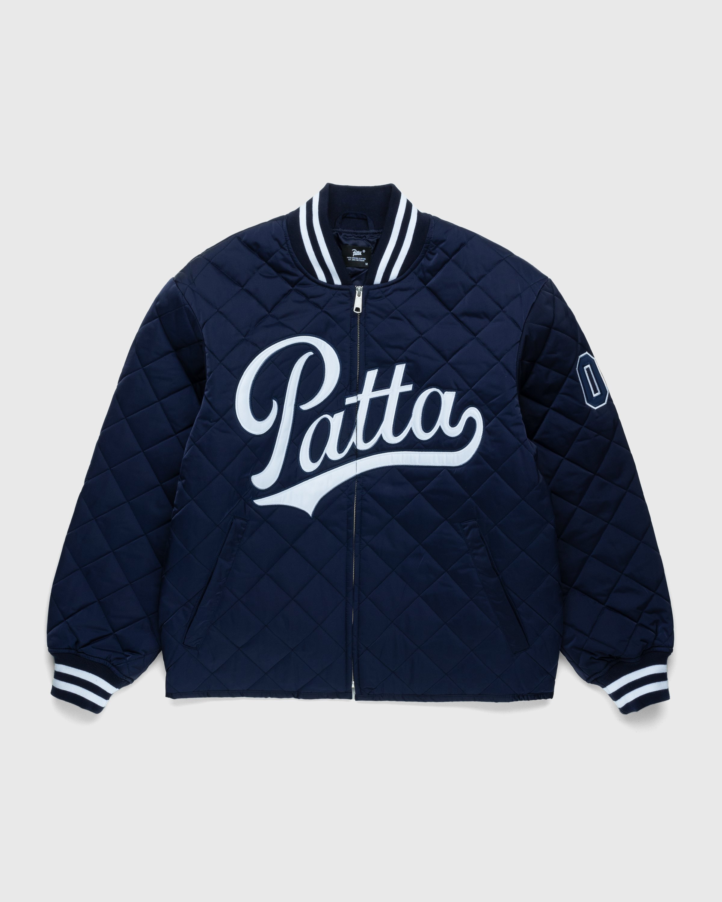 Patta - Diamond Quilted Sports Jacket Evening Blue - Clothing - Blue - Image 1