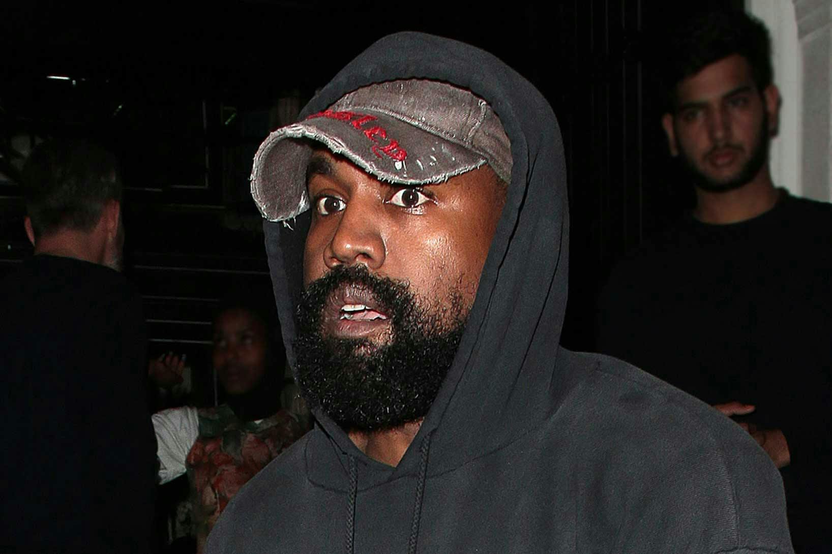 Kanye West Models Balenciaga's Summer 2023 Fashion Show in Paris