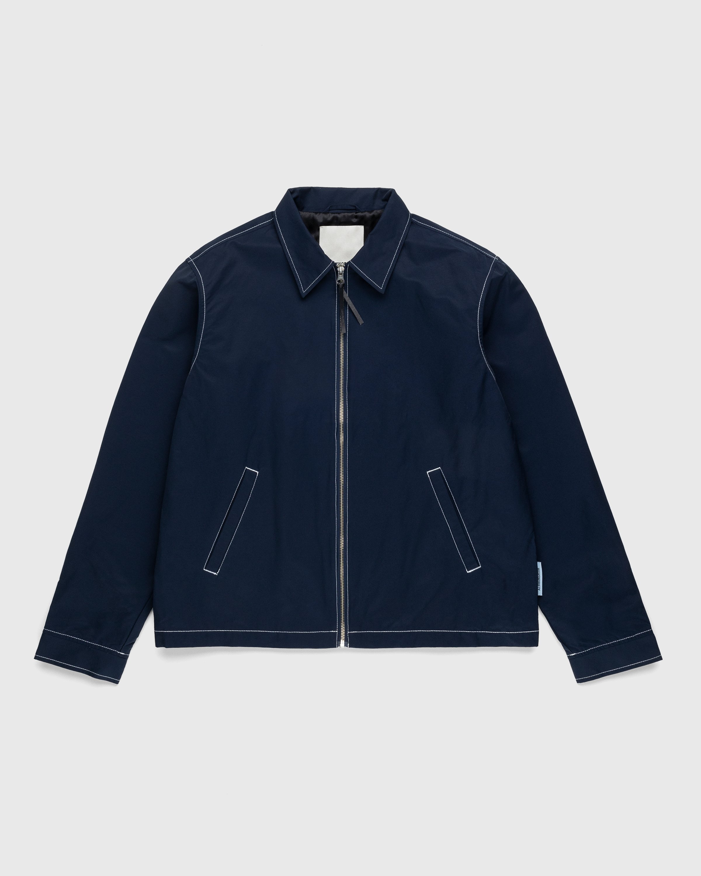 Highsnobiety - Brushed Nylon Jacket Navy - Clothing - Blue - Image 1