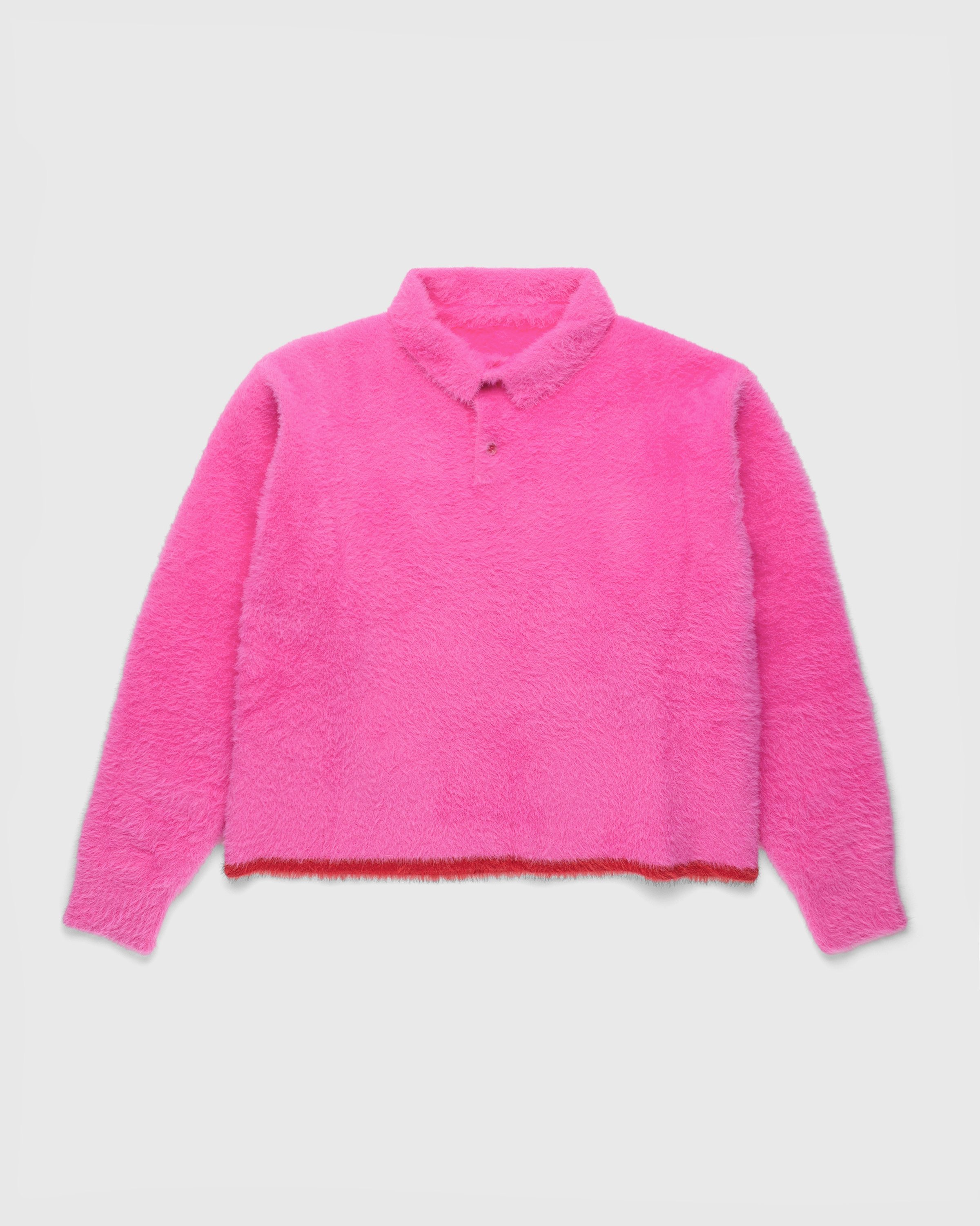JACQUEMUS - Le Polo Neve Pink - Polos - Pink - Image 1