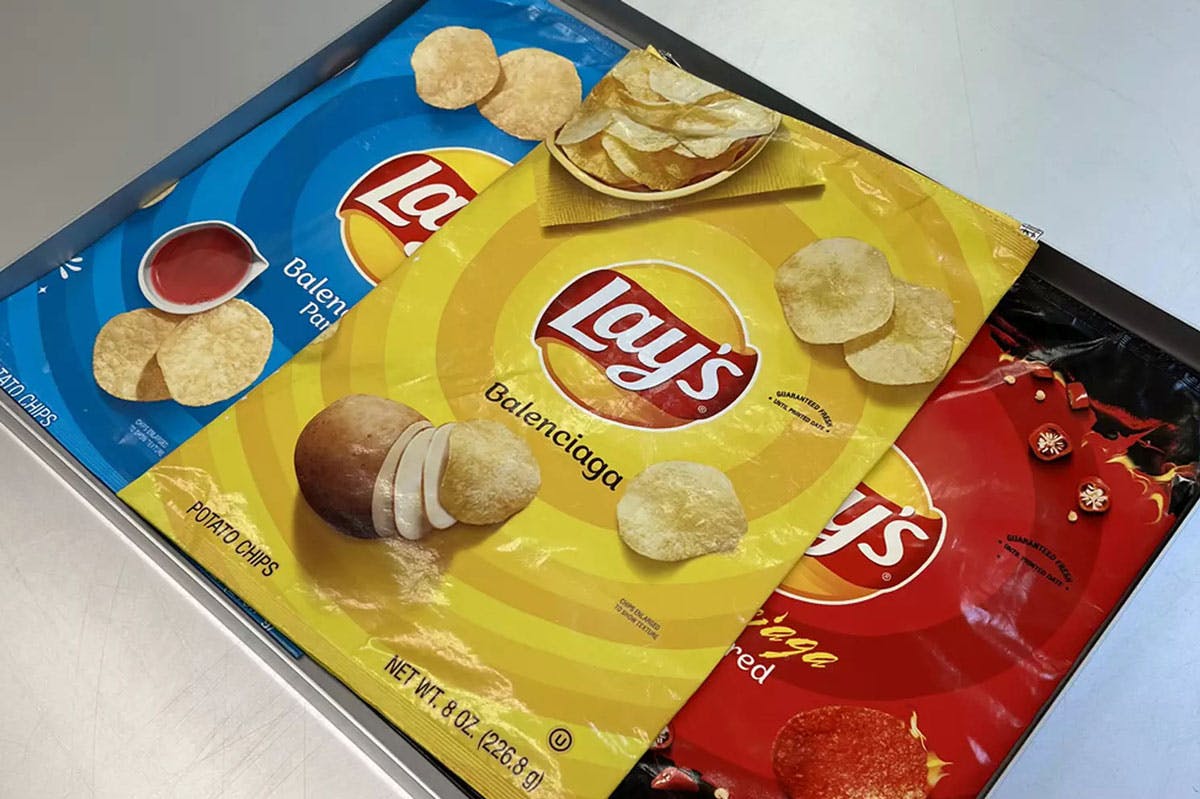 Balenciaga's Lays Potato Chip Bag, Courtesy of AliExpress