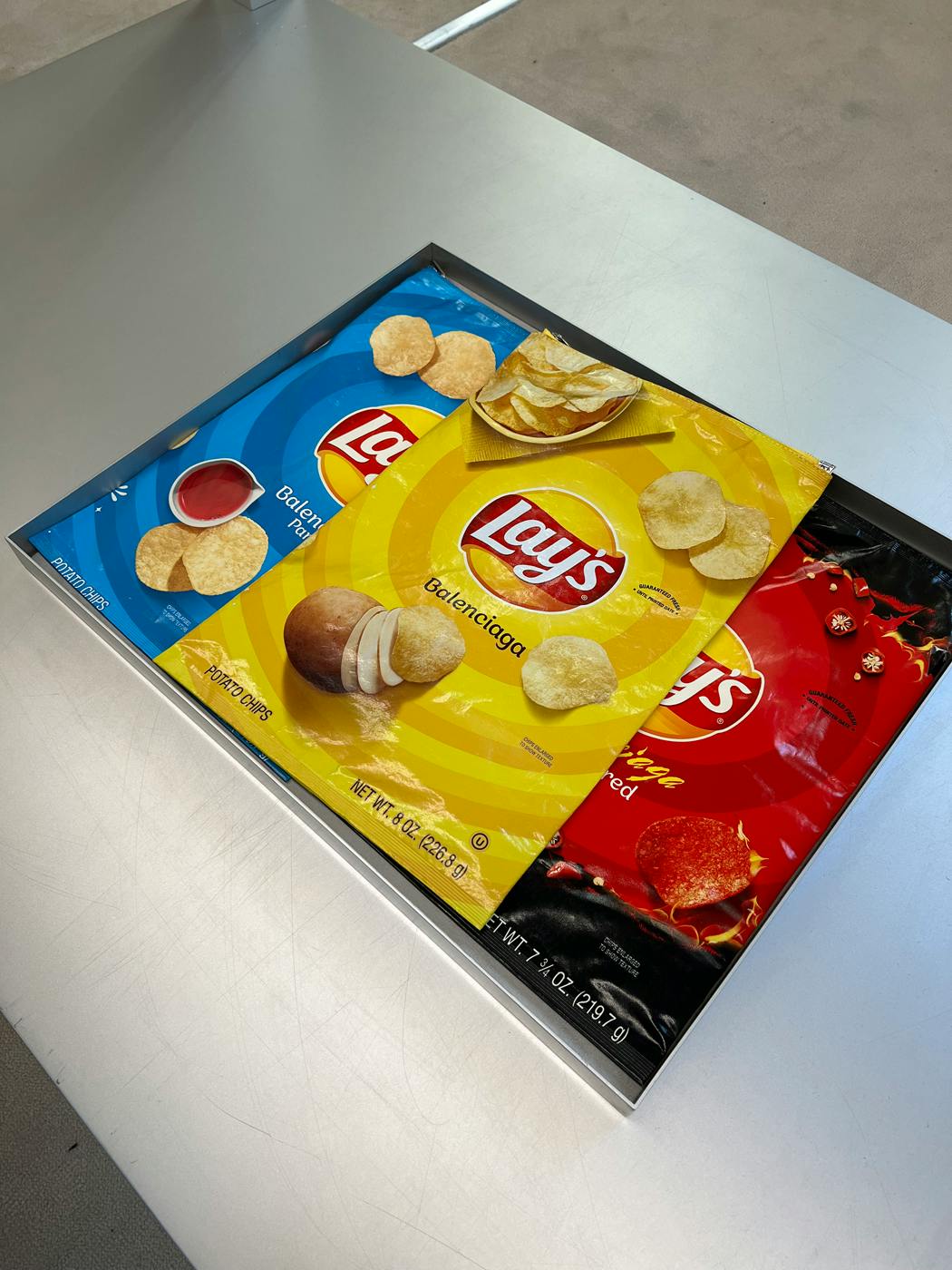 Balenciaga's Lays Potato Chip Bag, of AliExpress