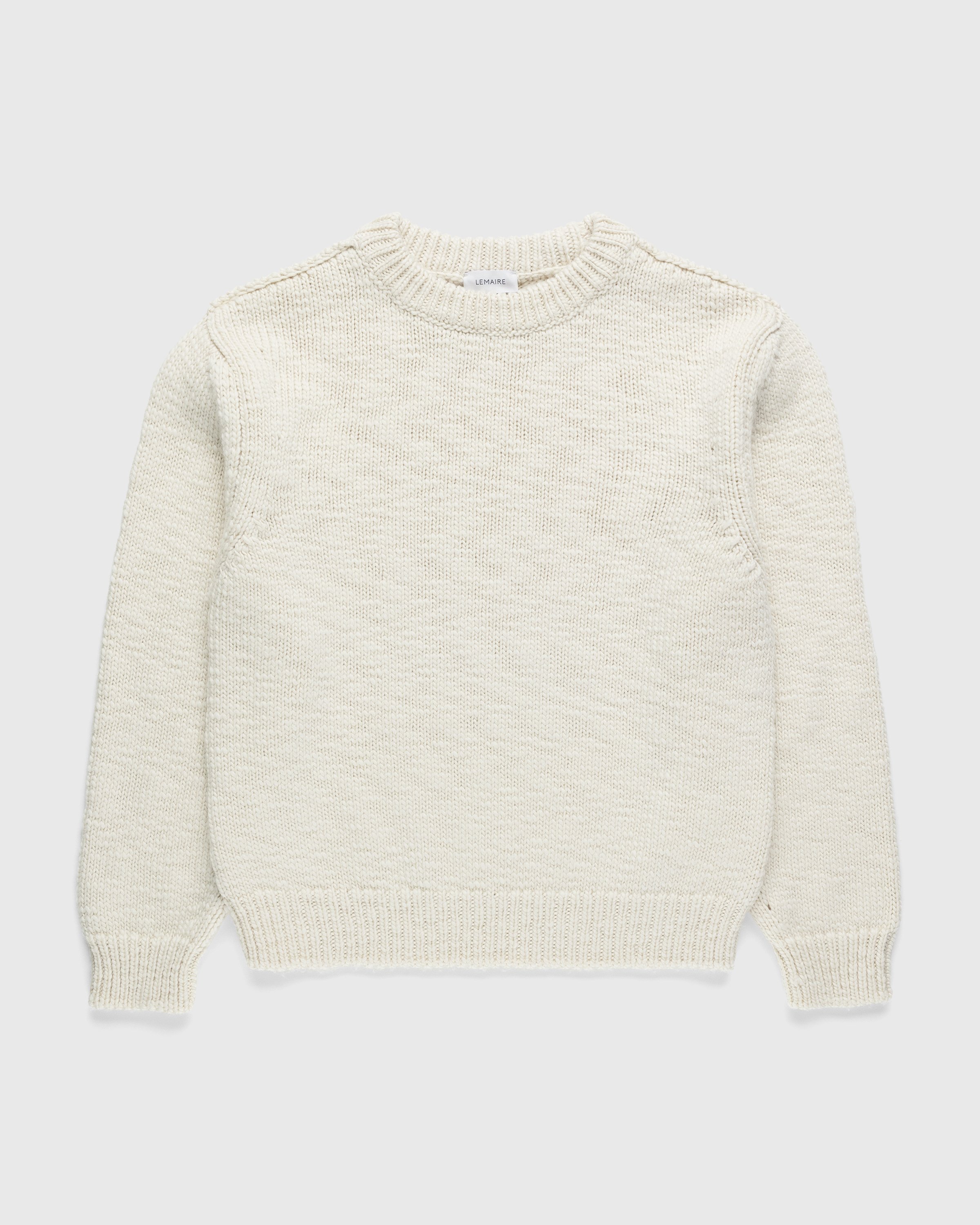 Lemaire - Chunky Sweater Beige - Clothing - Grey - Image 1