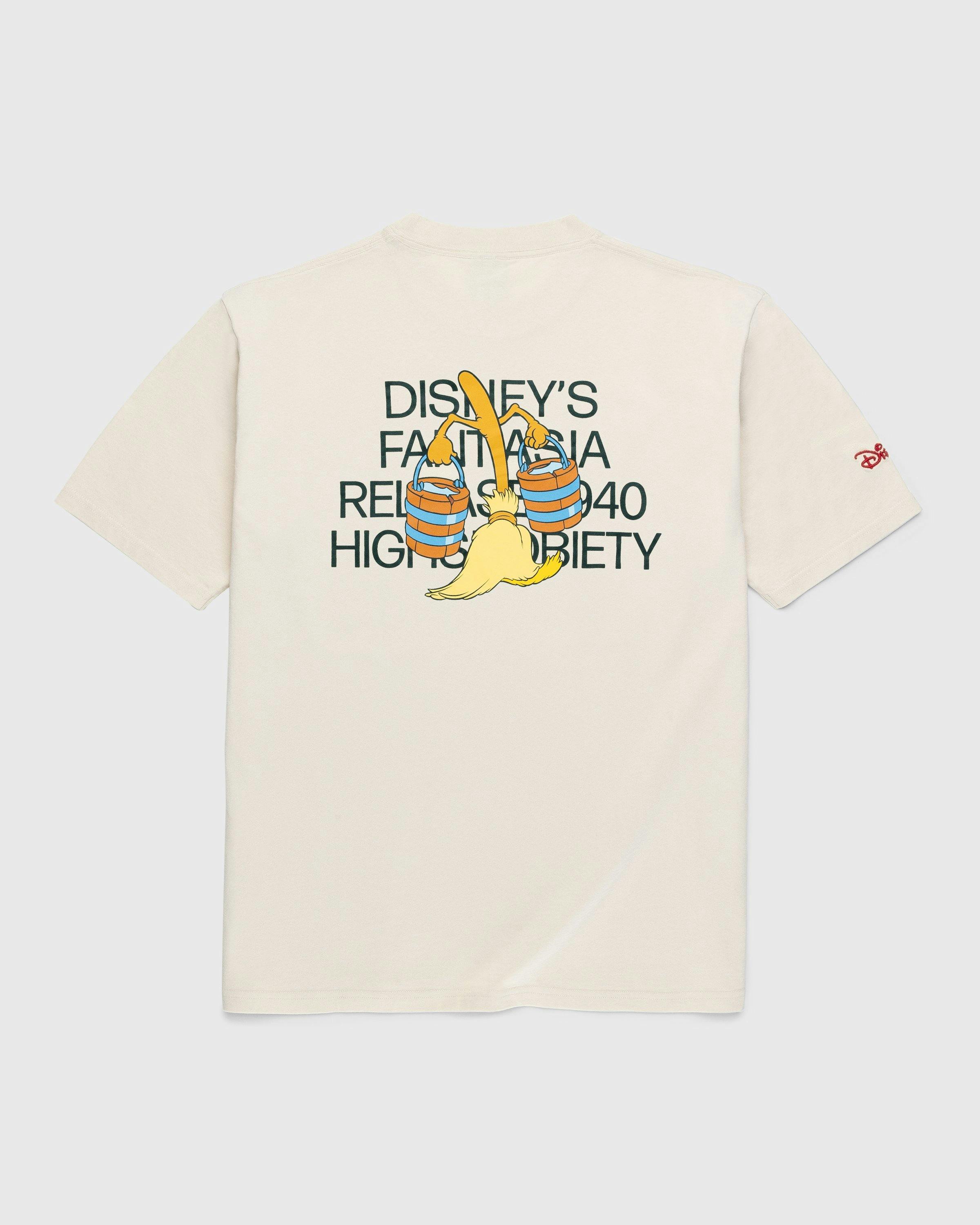 Disney Fantasia x Highsnobiety - Magic Broom T-Shirt Eggshell - Clothing - Beige - Image 1