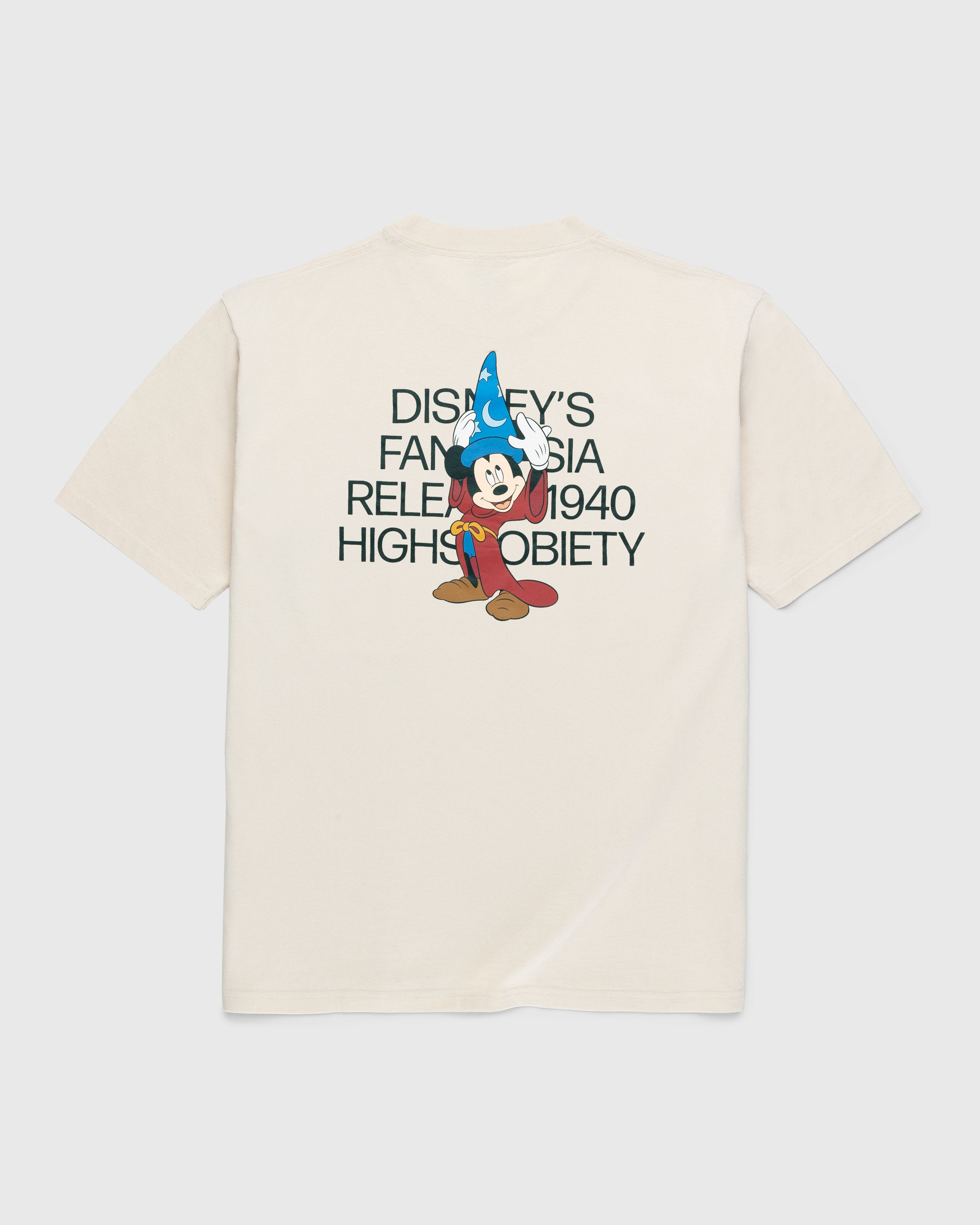 Disney Fantasia x Highsnobiety - Sorcerer Mickey T-Shirt Eggshell - Clothing - Beige - Image 1