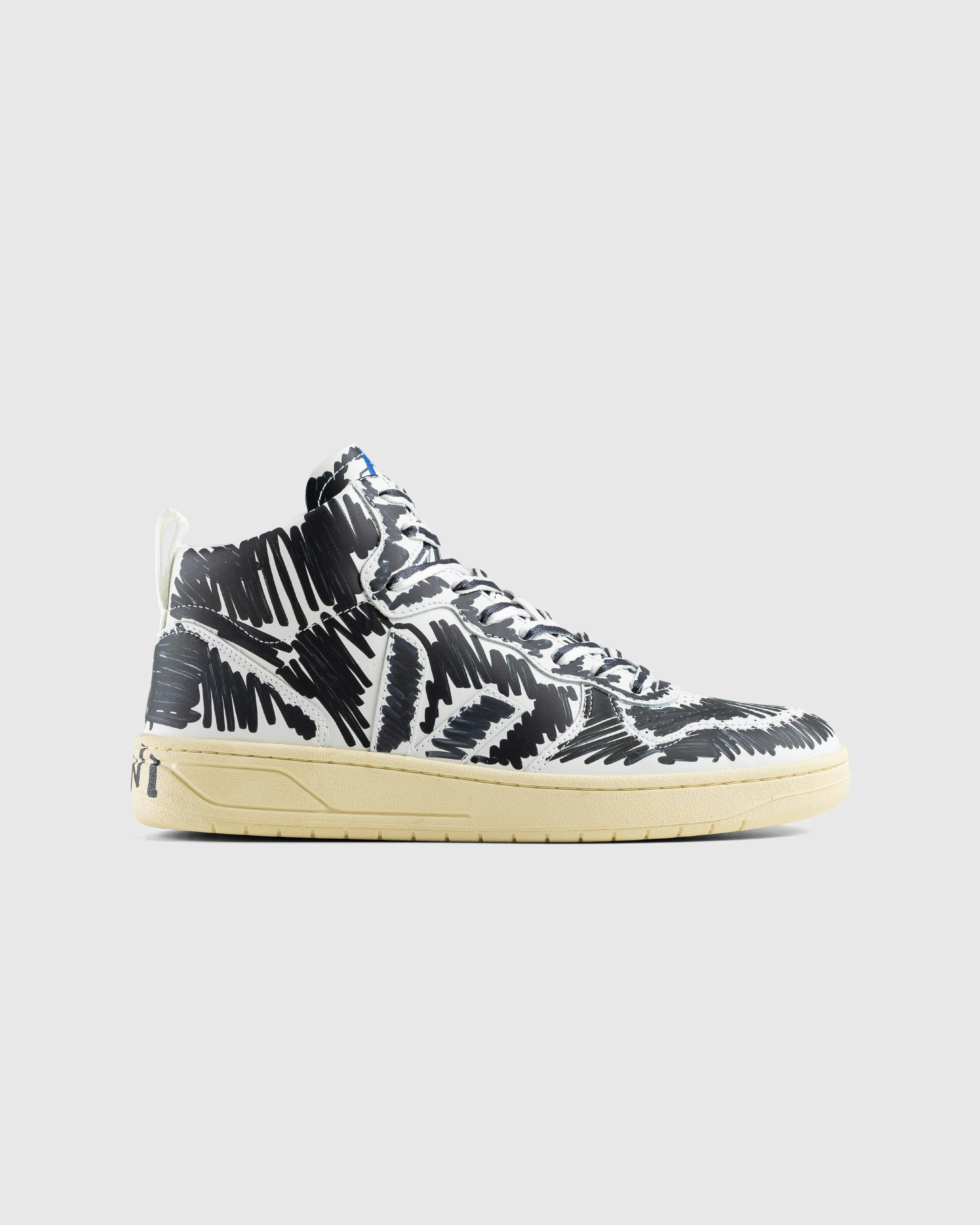 VEJA x Marni - V-15 Leather Black - Footwear - Black - Image 1