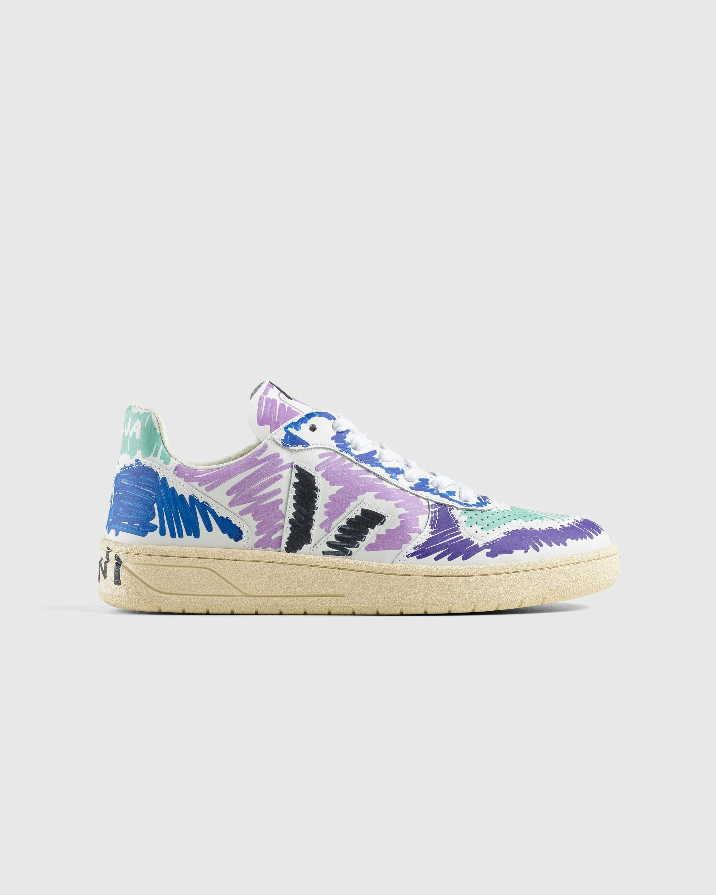 VEJA x Marni - V-10 Leather Orchid Black - Footwear - Multi - Image 1