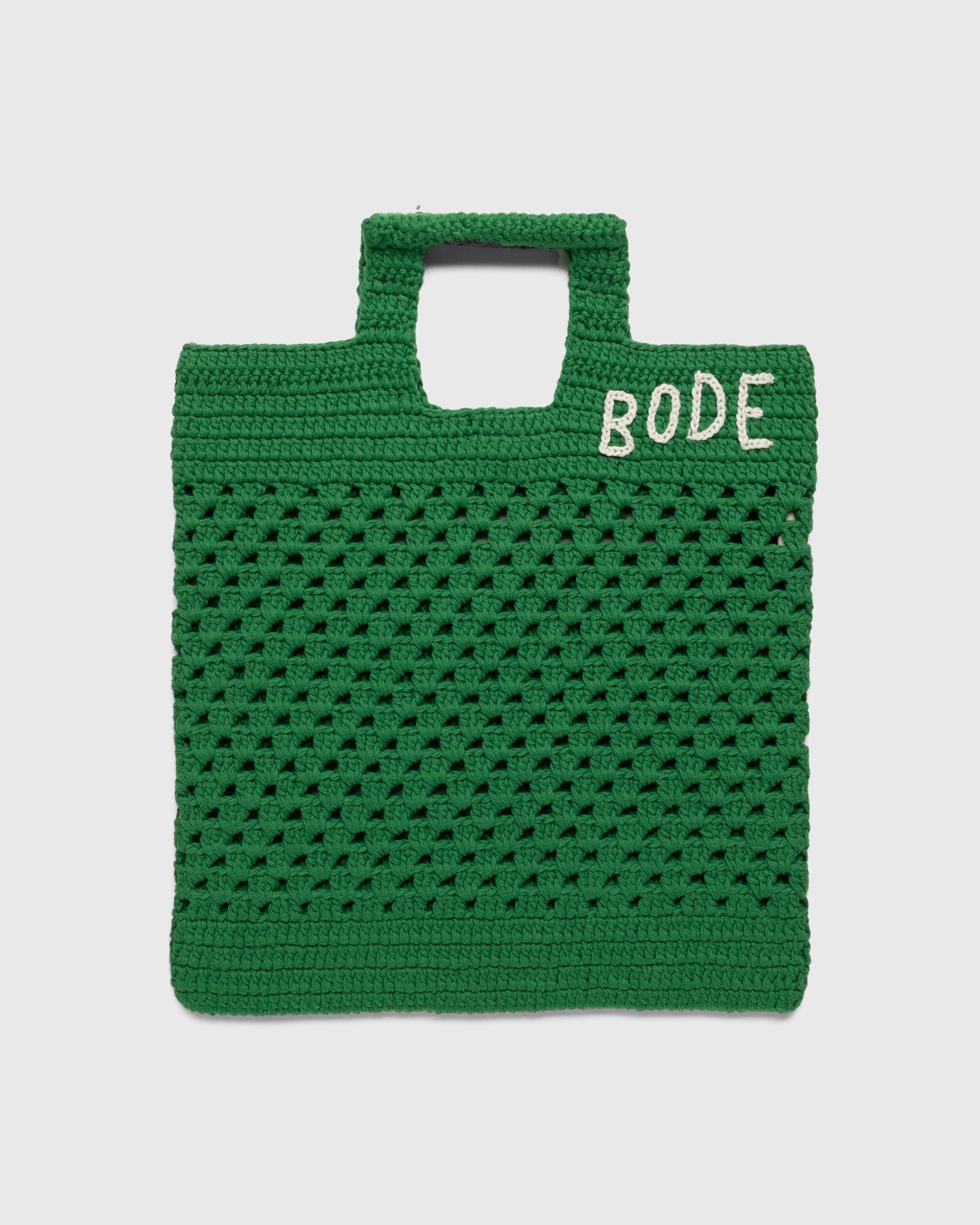 Bode - Crochet Tote Green - Accessories - Green - Image 1