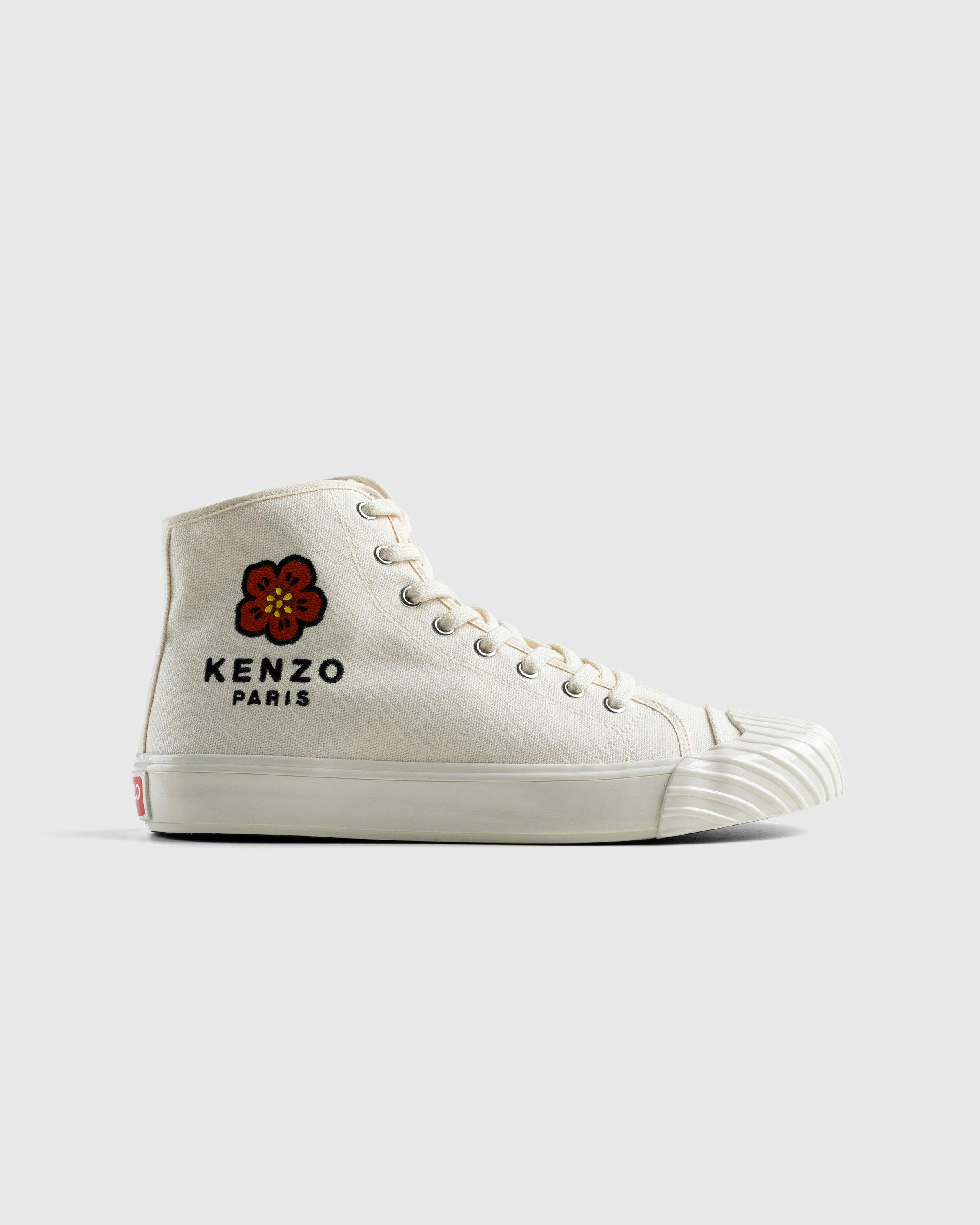 Kenzo - Boke Flower High-Top Sneaker Cream - Footwear - Beige - Image 1