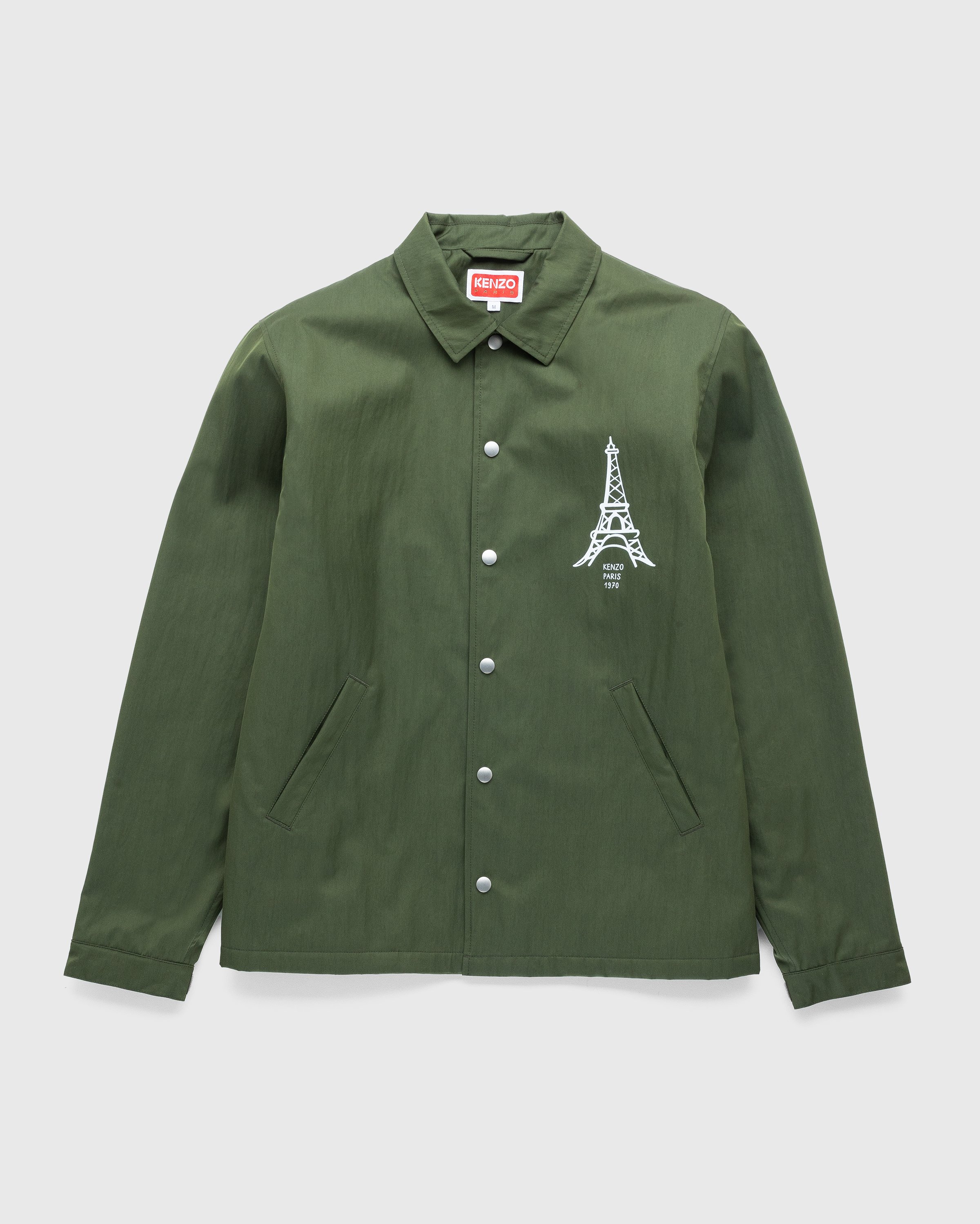 Kenzo - Bomber Jacket Dark Khaki - Clothing - Green - Image 1